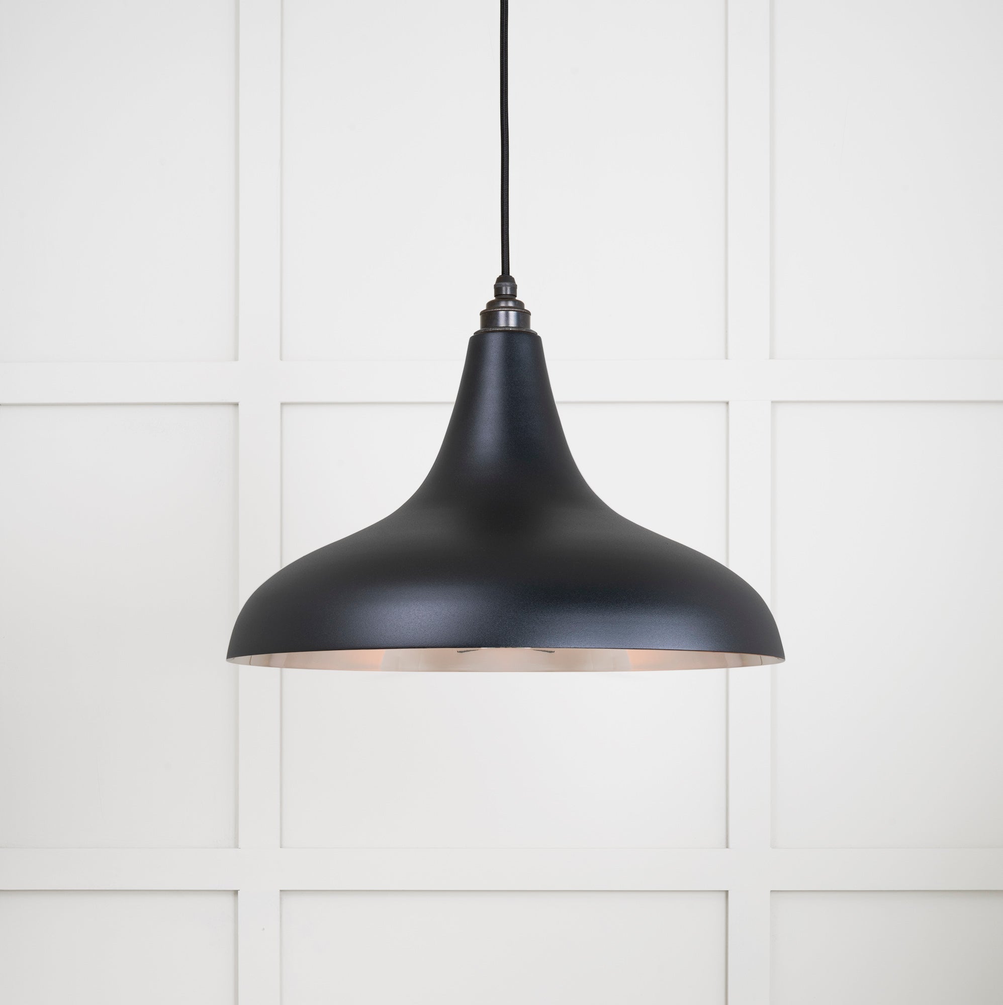 Smooth Nickel Frankley Pendant | Elan Black - From The Anvil - EB London