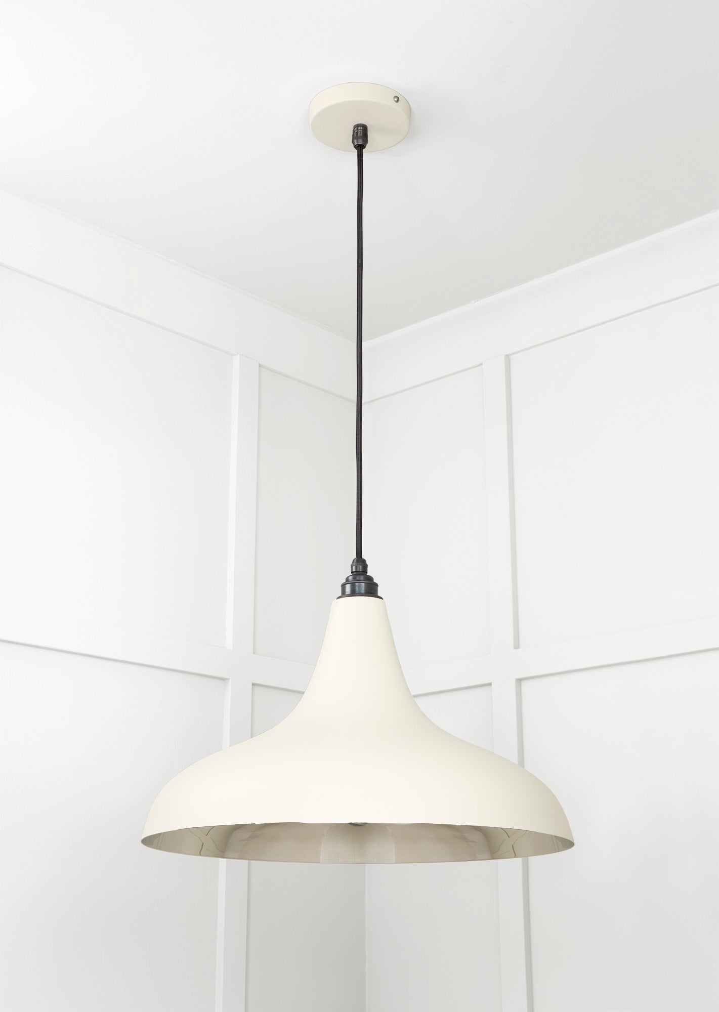 Smooth Nickel Frankley Pendant | Teasel - From The Anvil - EB London