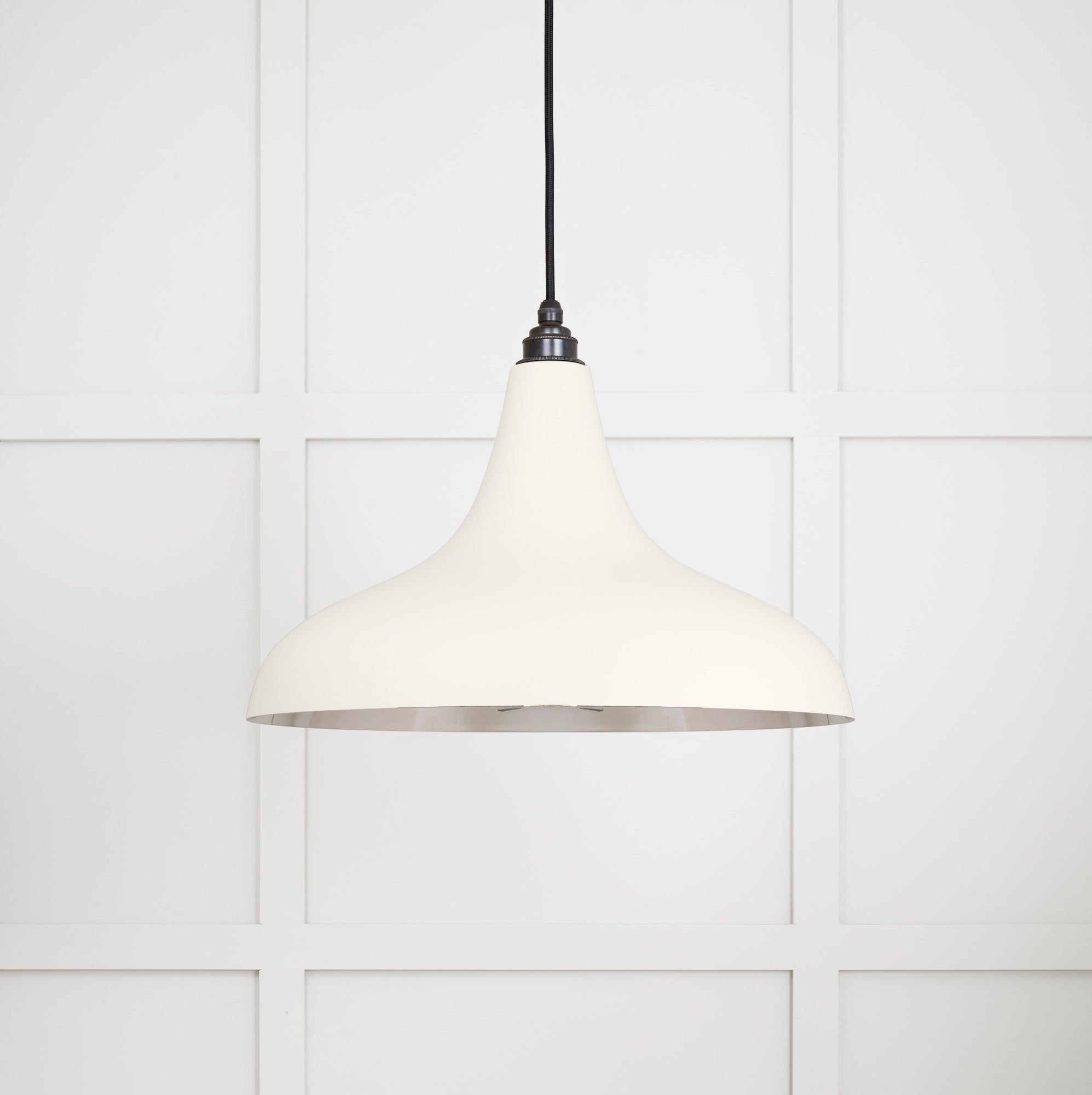 Smooth Nickel Frankley Pendant | Teasel - From The Anvil - EB London