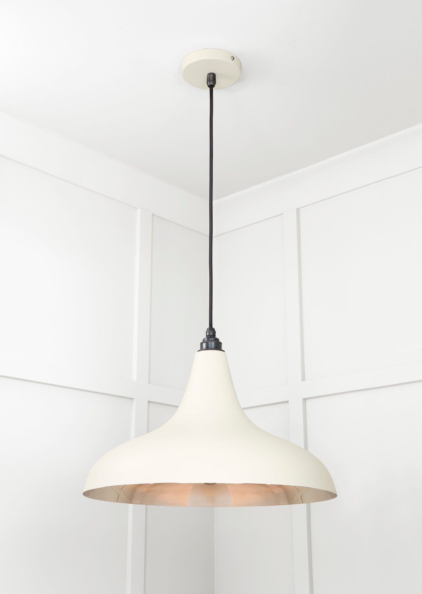 Smooth Nickel Frankley Pendant | Teasel - From The Anvil - EB London