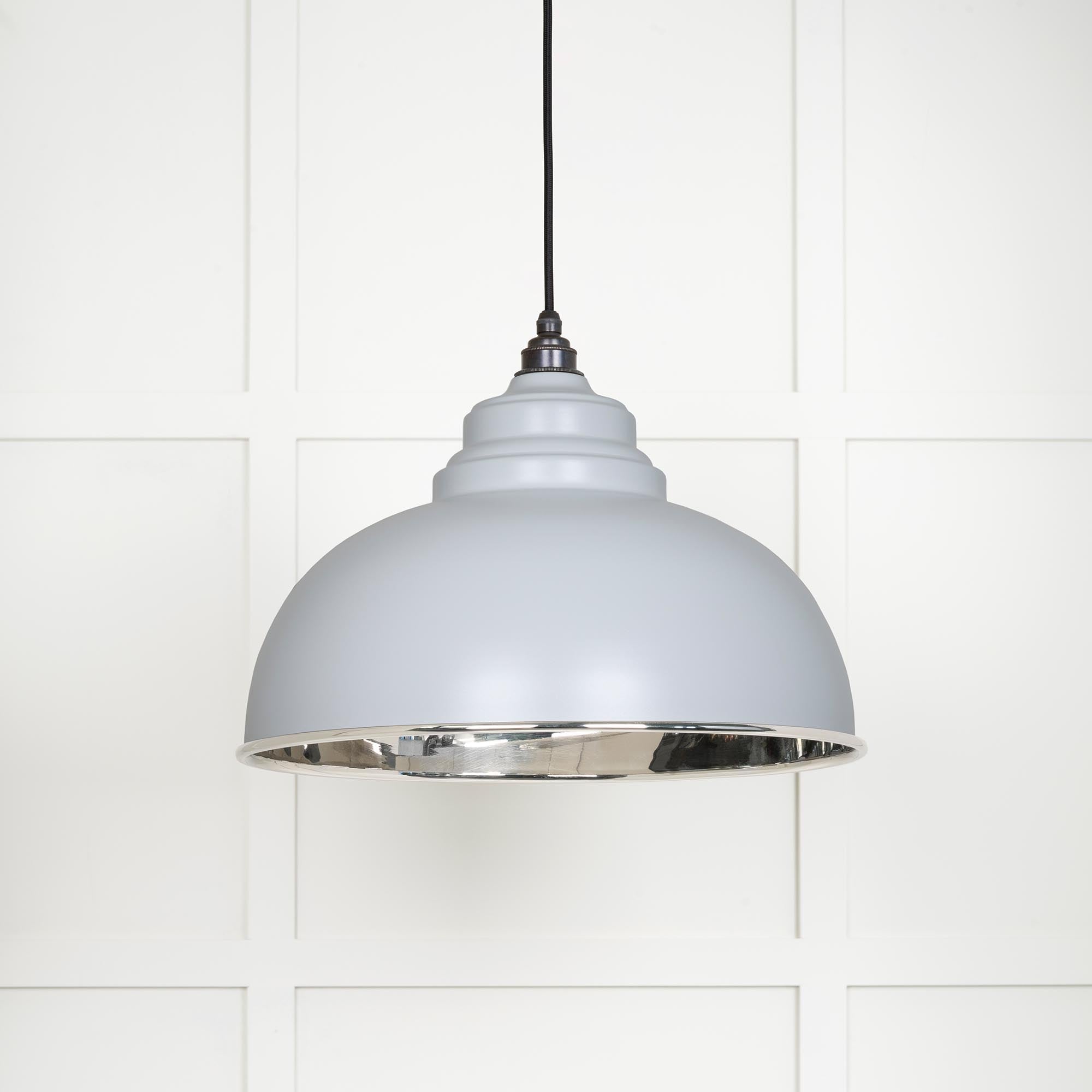 Smooth Nickel Harborne Pendant | Birch - From The Anvil - EB London
