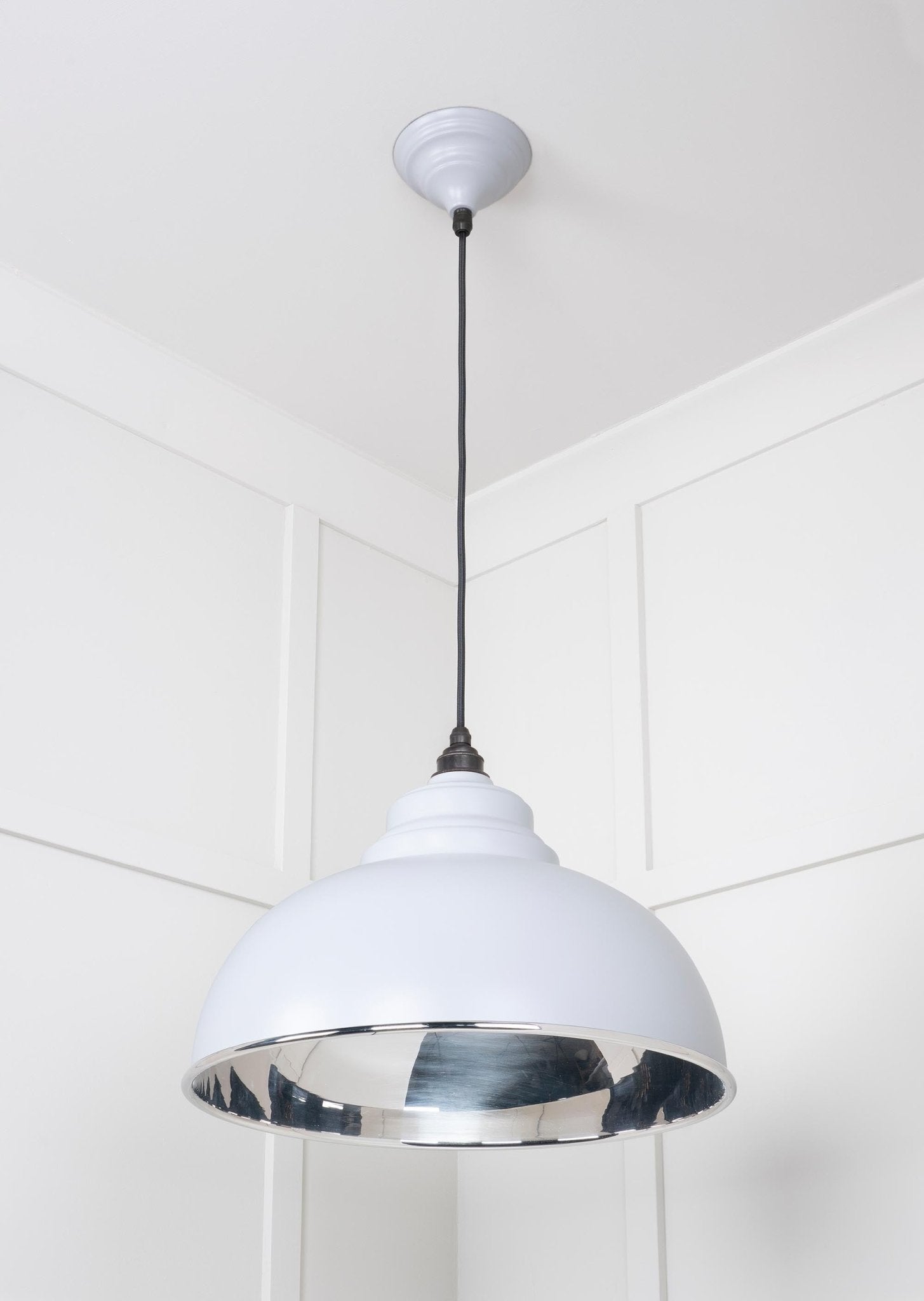 Smooth Nickel Harborne Pendant | Birch - From The Anvil - EB London