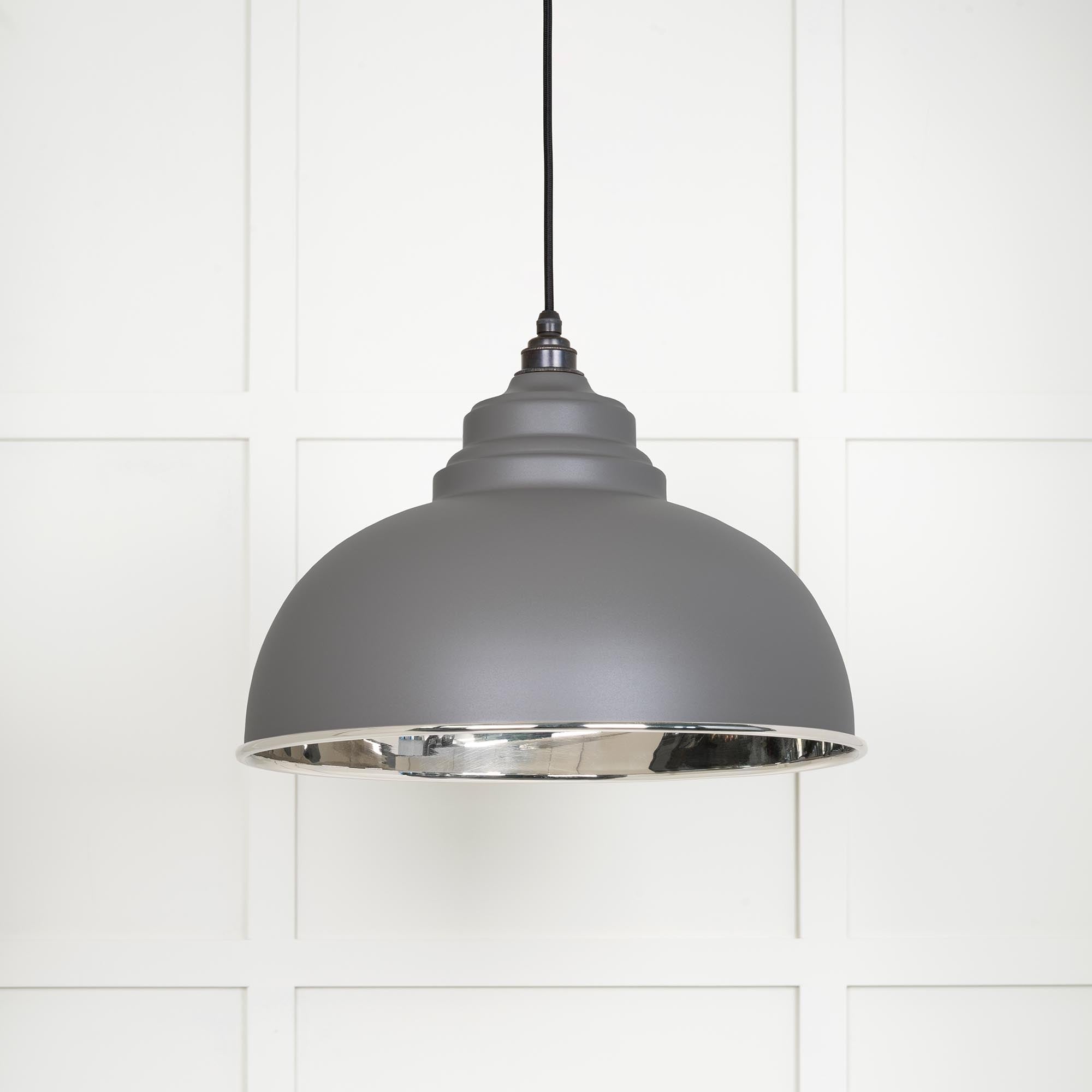 Smooth Nickel Harborne Pendant | Bluff - From The Anvil - EB London