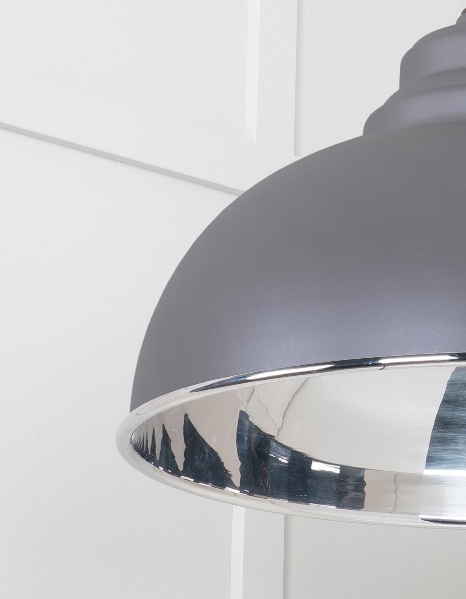 Smooth Nickel Harborne Pendant | Bluff - From The Anvil - EB London