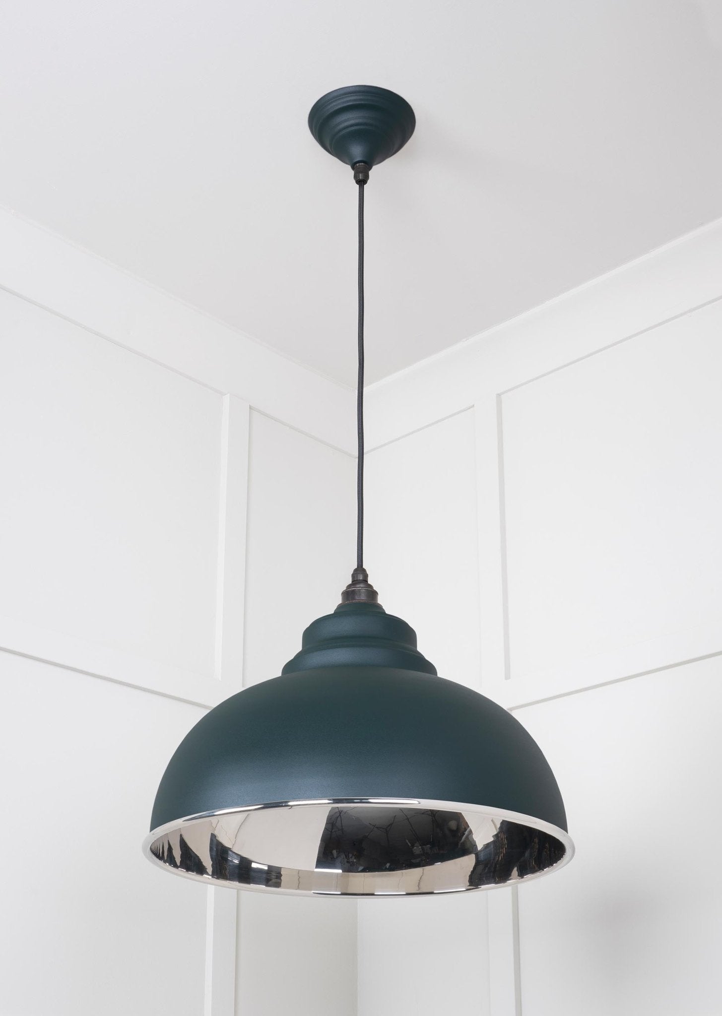 Smooth Nickel Harborne Pendant | Dingle - From The Anvil - EB London