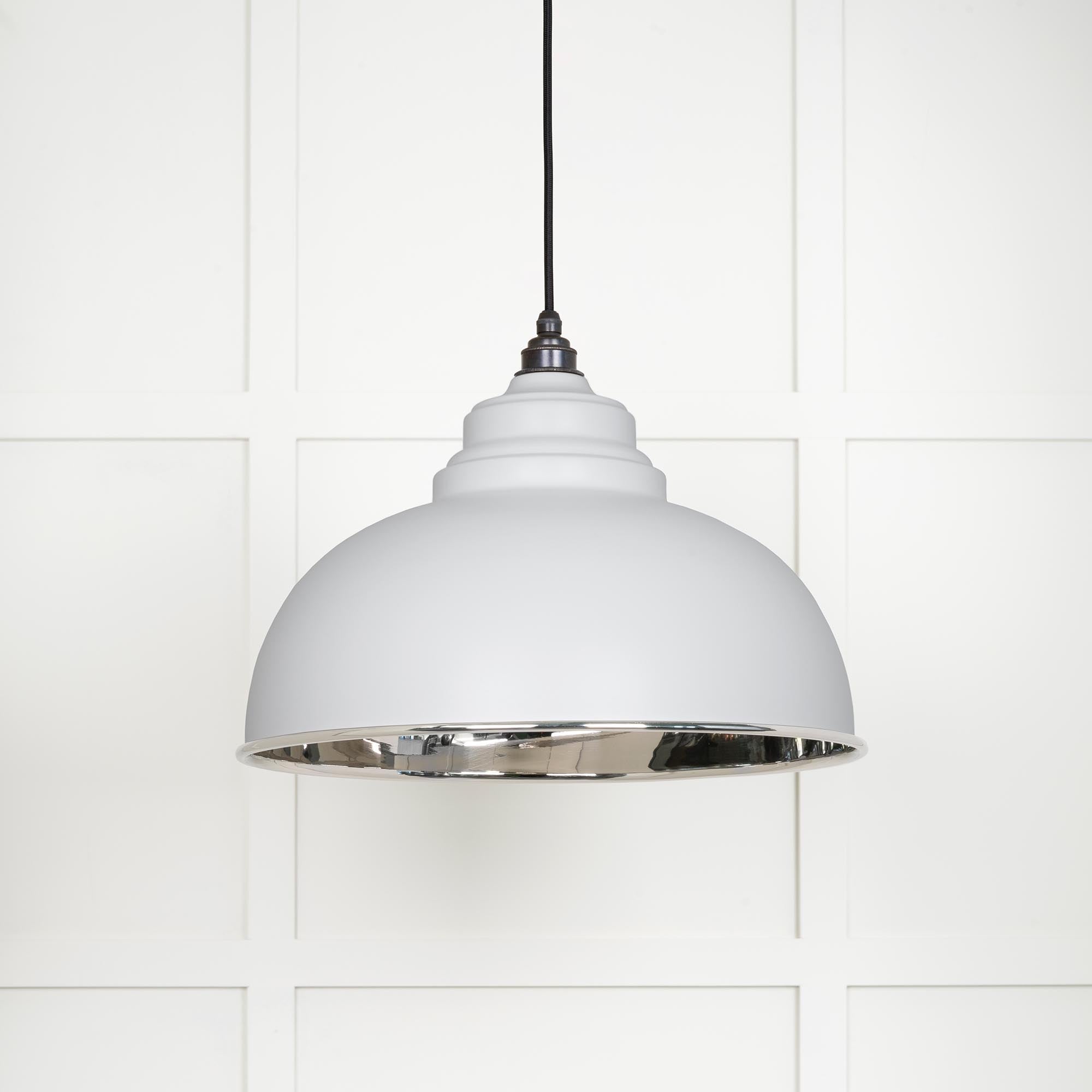 Smooth Nickel Harborne Pendant | Flock - From The Anvil - EB London