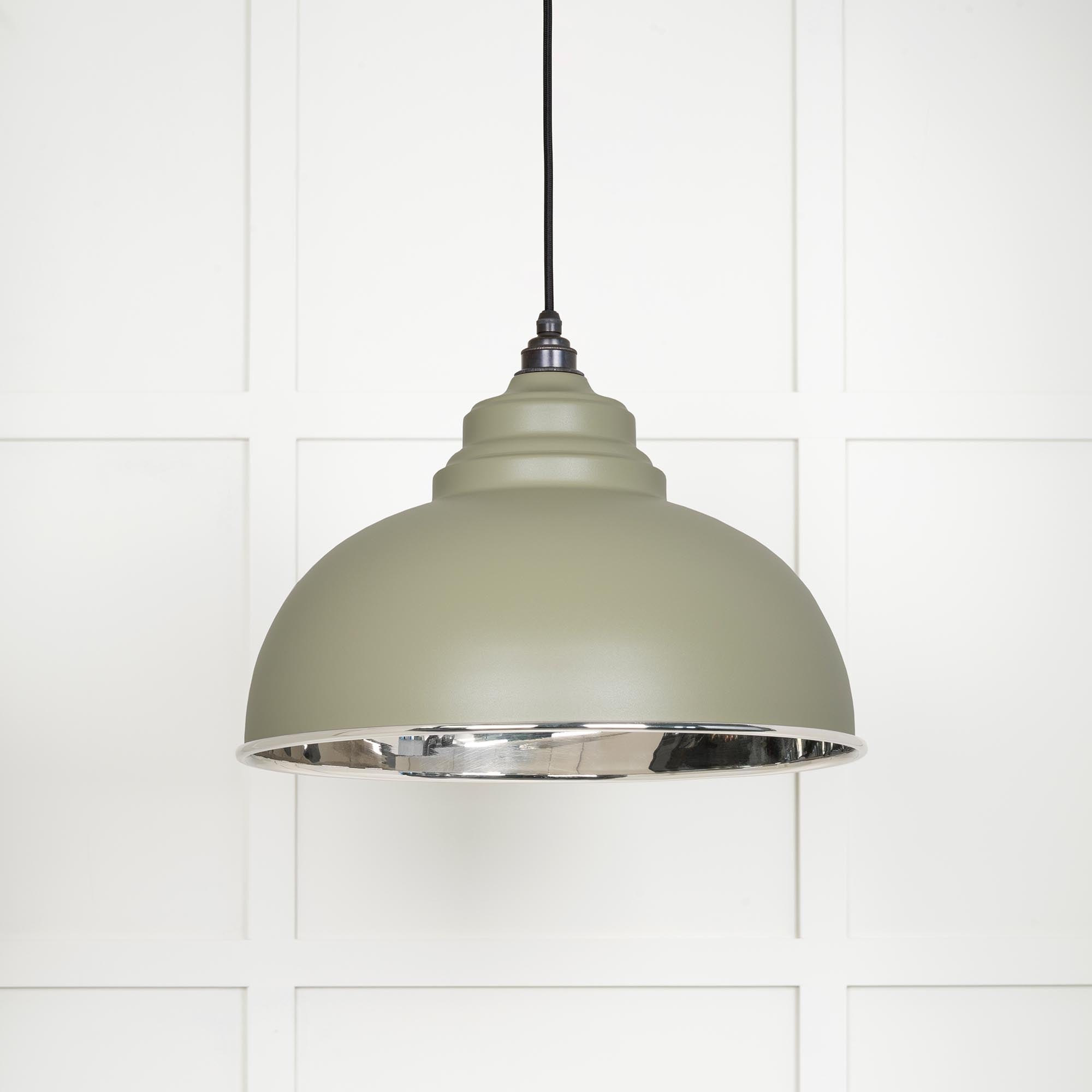 Smooth Nickel Harborne Pendant | Tump - From The Anvil - EB London