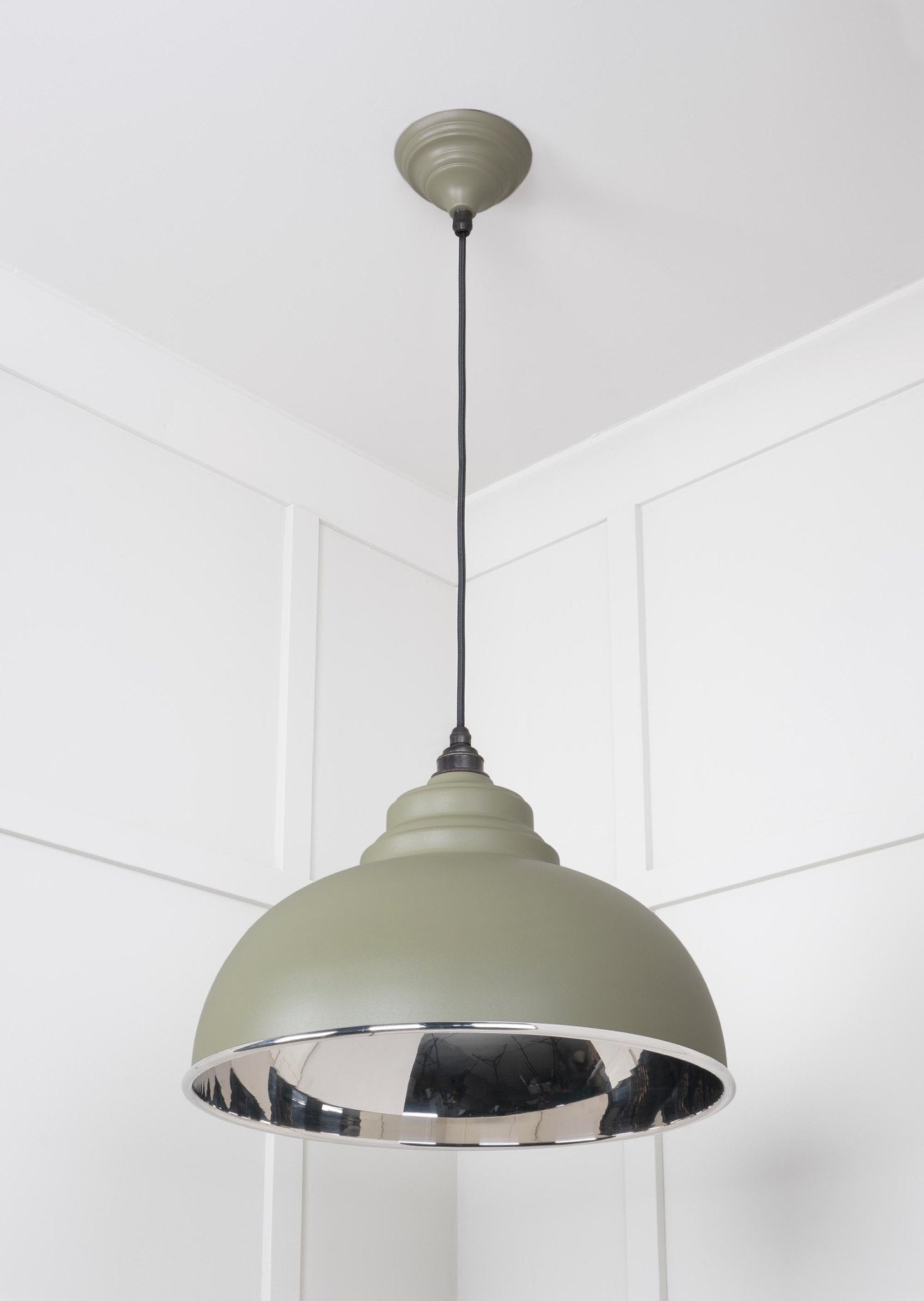 Smooth Nickel Harborne Pendant | Tump - From The Anvil - EB London