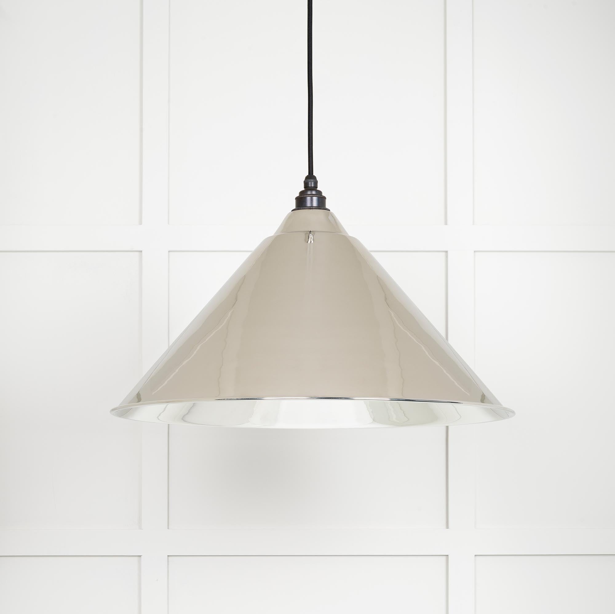 Smooth Nickel Hockley Pendant | Bare - From The Anvil - EB London