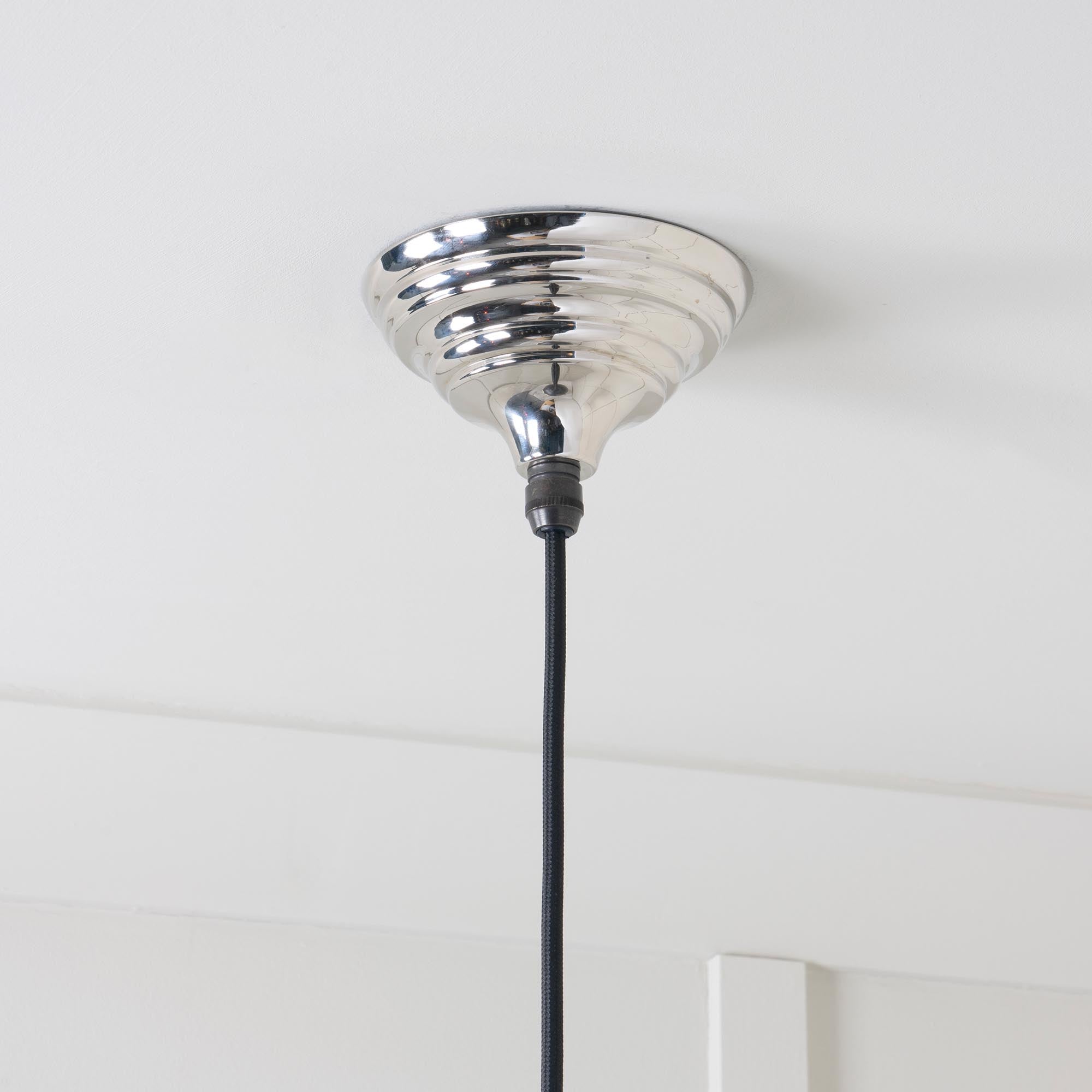 Smooth Nickel Hockley Pendant | Bare - From The Anvil - EB London