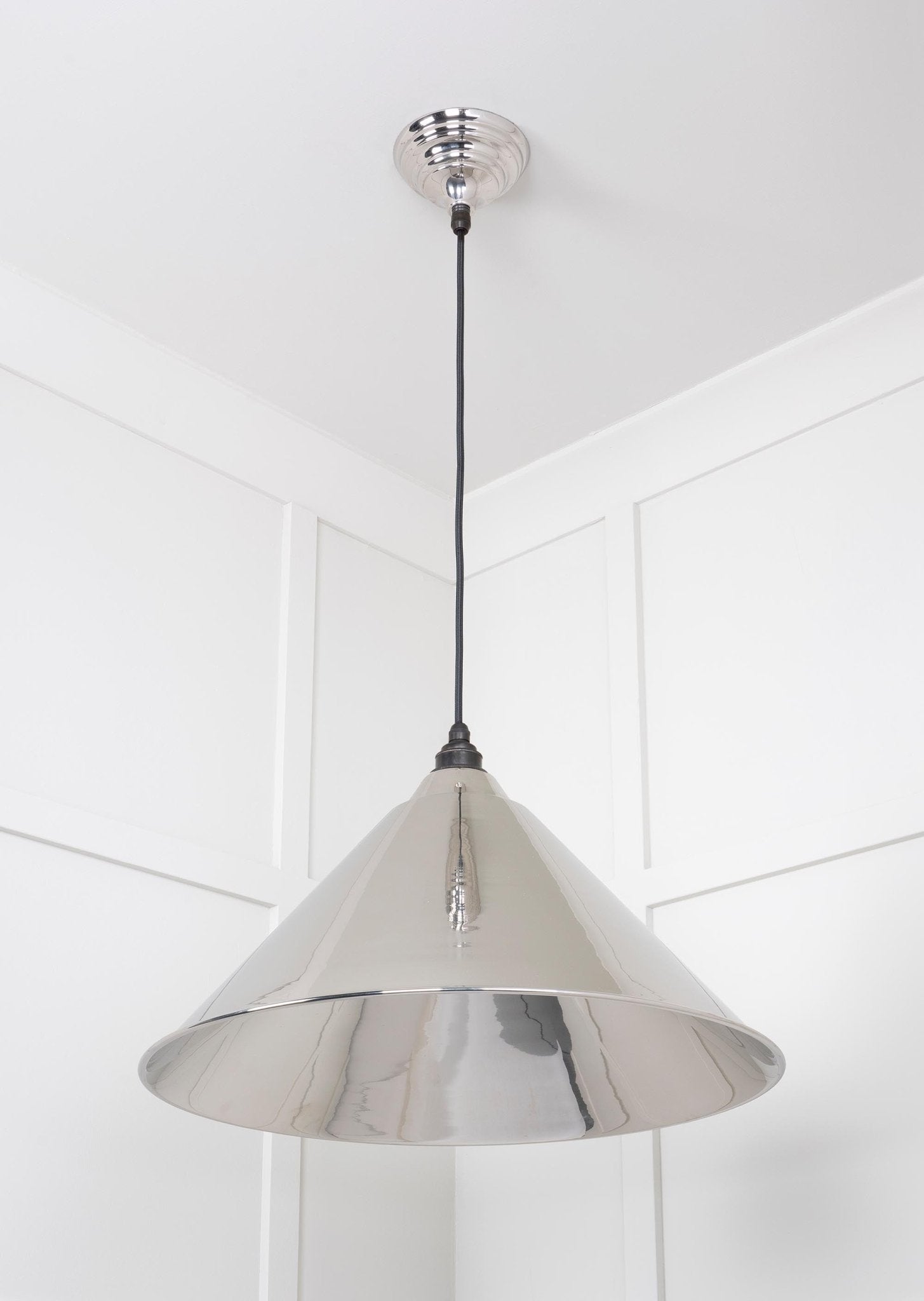 Smooth Nickel Hockley Pendant | Bare - From The Anvil - EB London