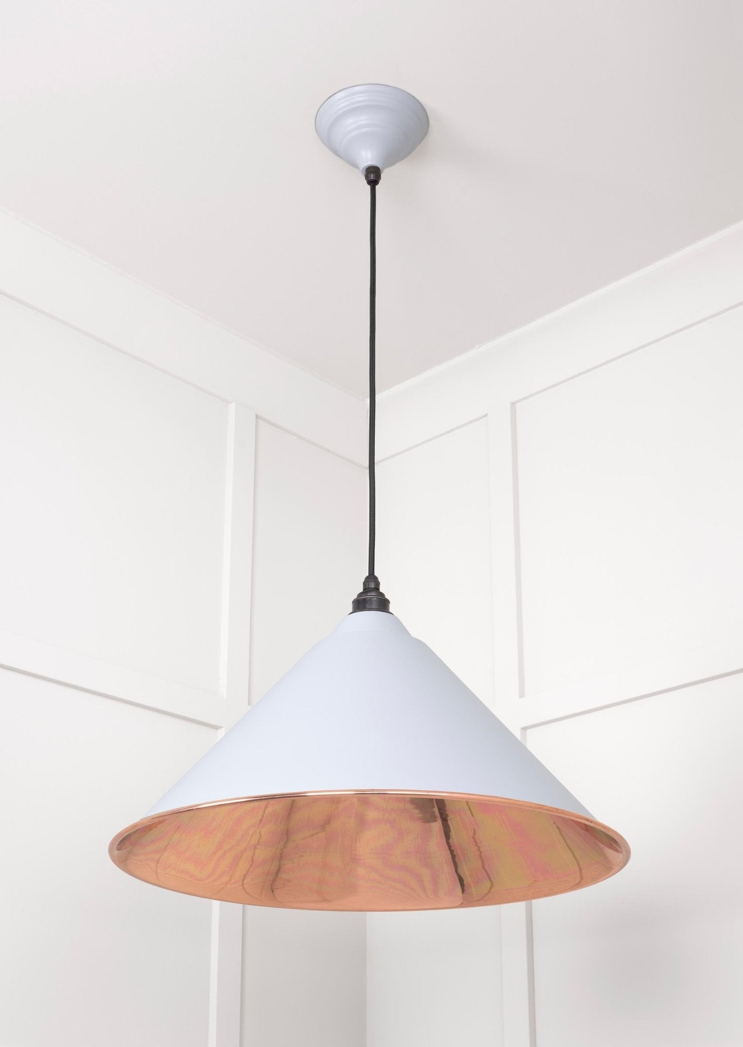 Smooth Nickel Hockley Pendant | Birch - From The Anvil - EB London
