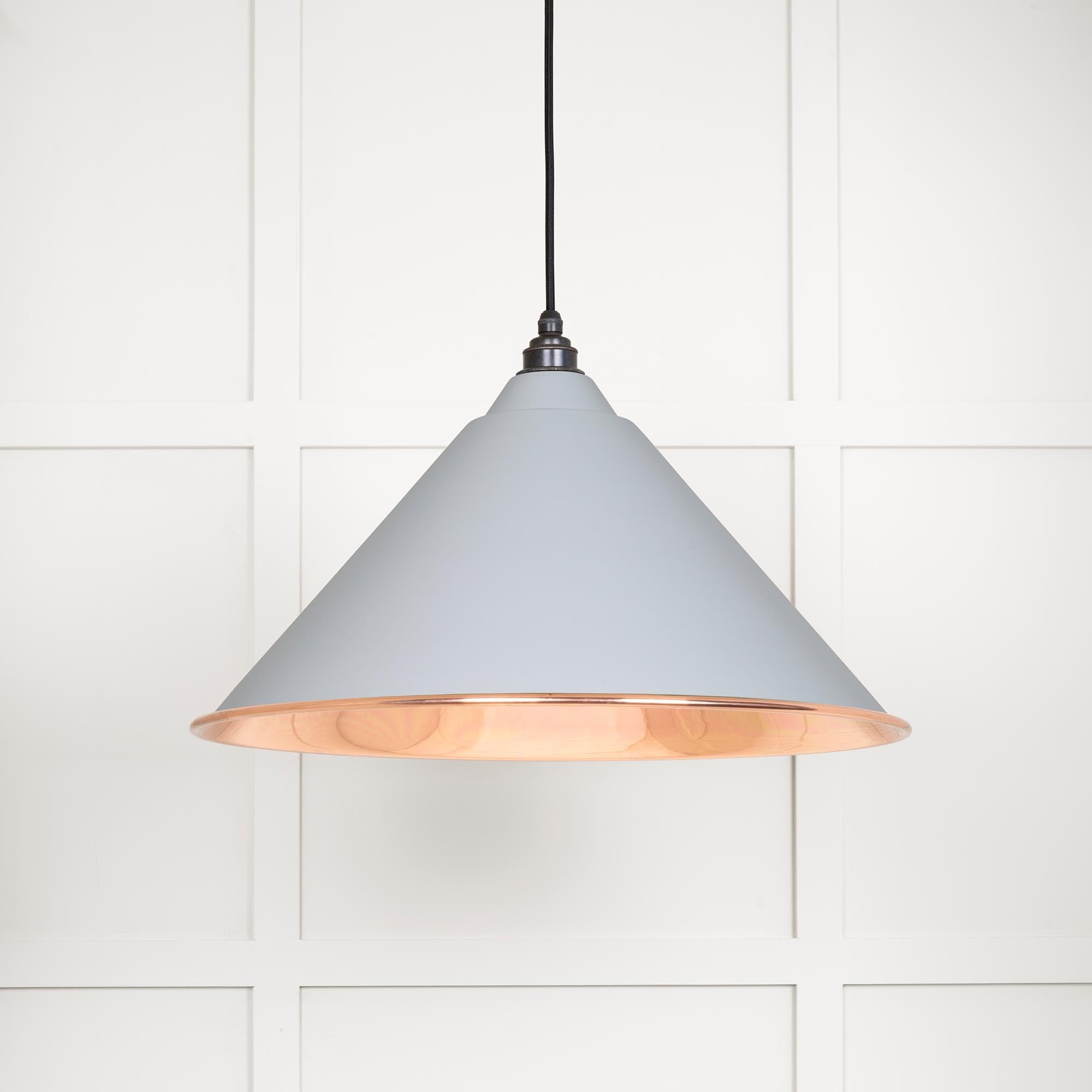 Smooth Nickel Hockley Pendant | Birch - From The Anvil - EB London