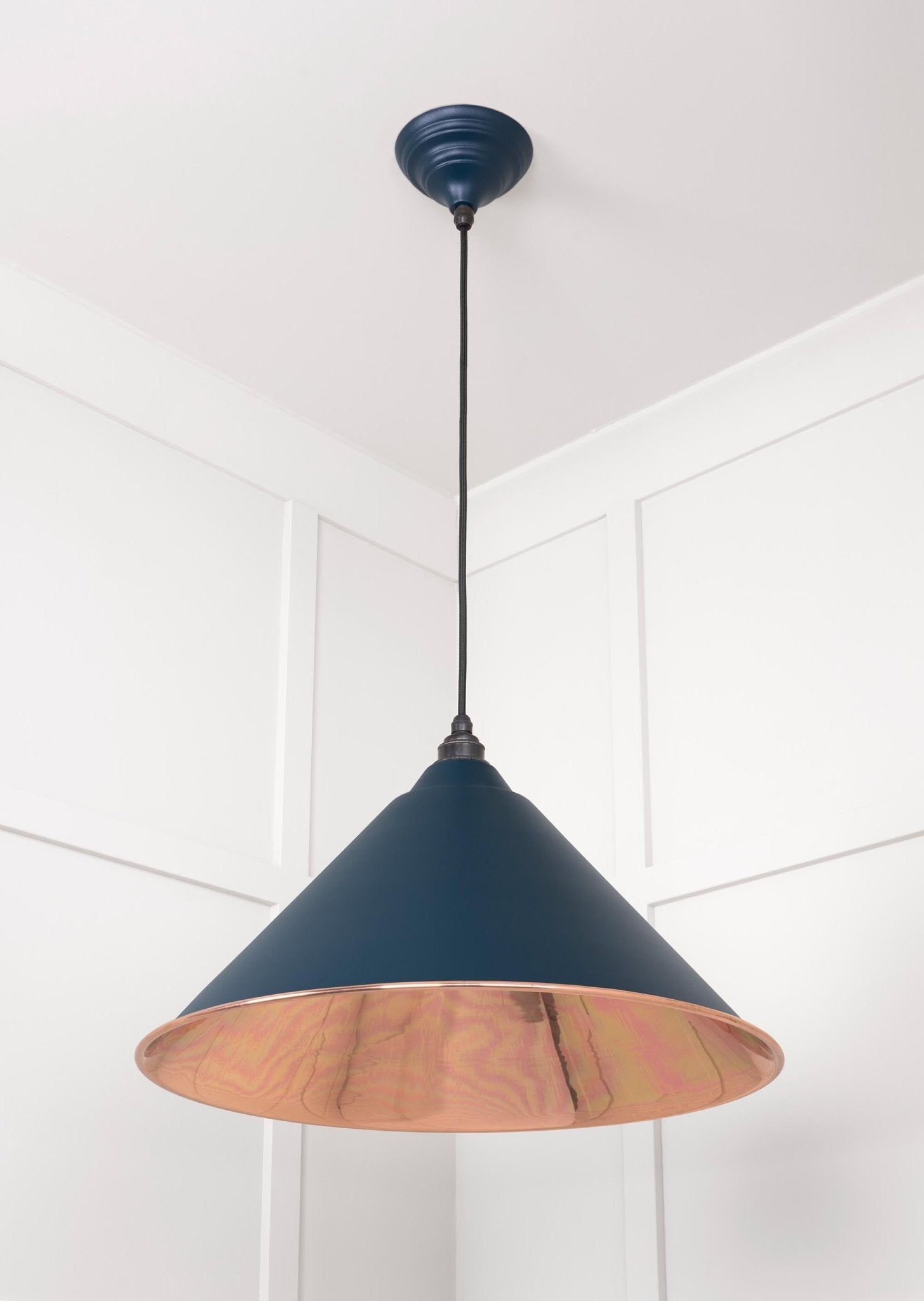 Smooth Nickel Hockley Pendant | Dusk - From the Anvil - EB London