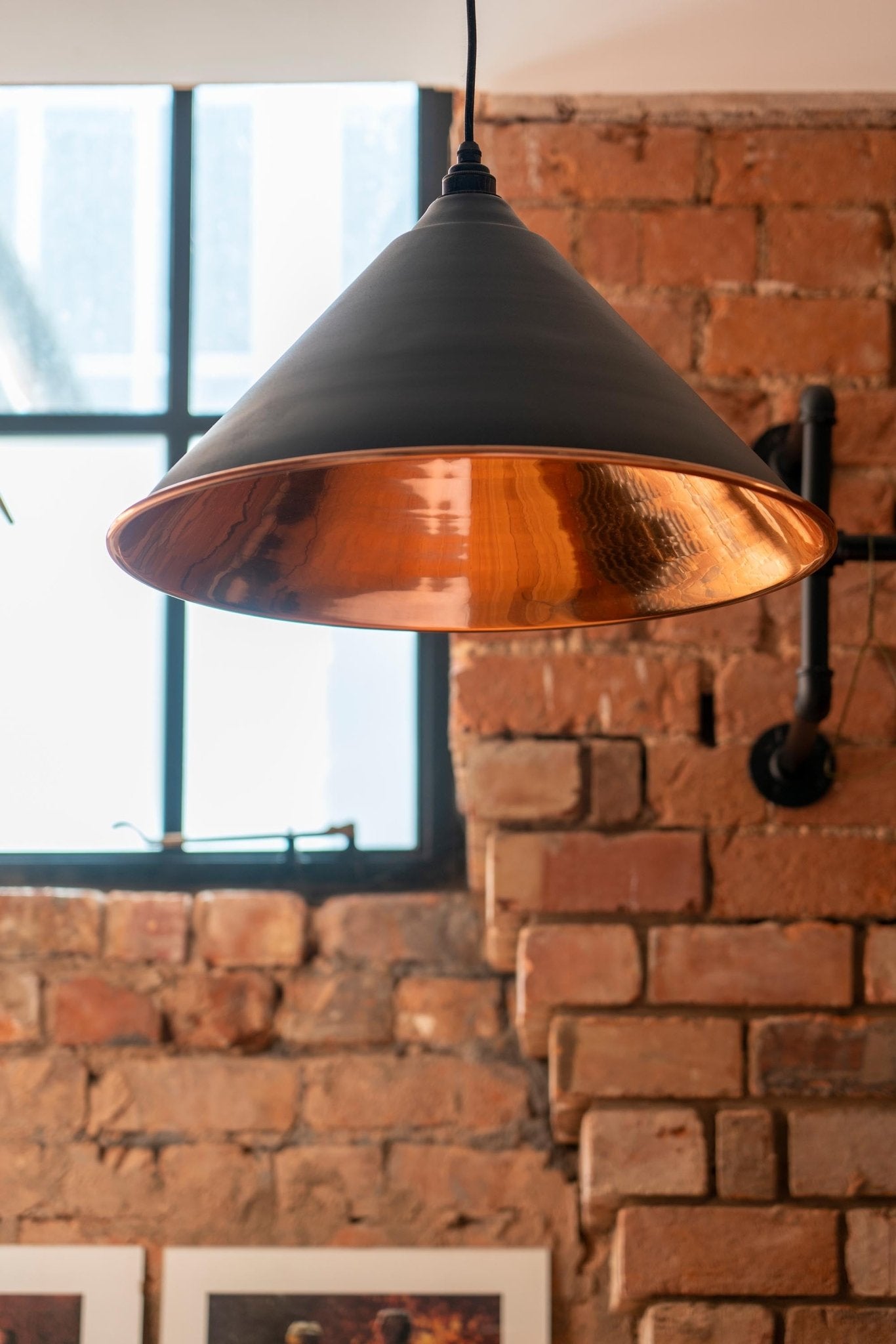 Smooth Nickel Hockley Pendant | Dusk - From the Anvil - EB London