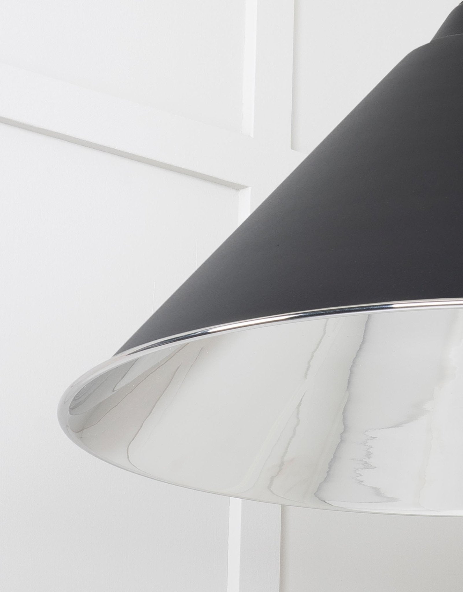 Smooth Nickel Hockley Pendant |Elan Black - From The Anvil - EB London