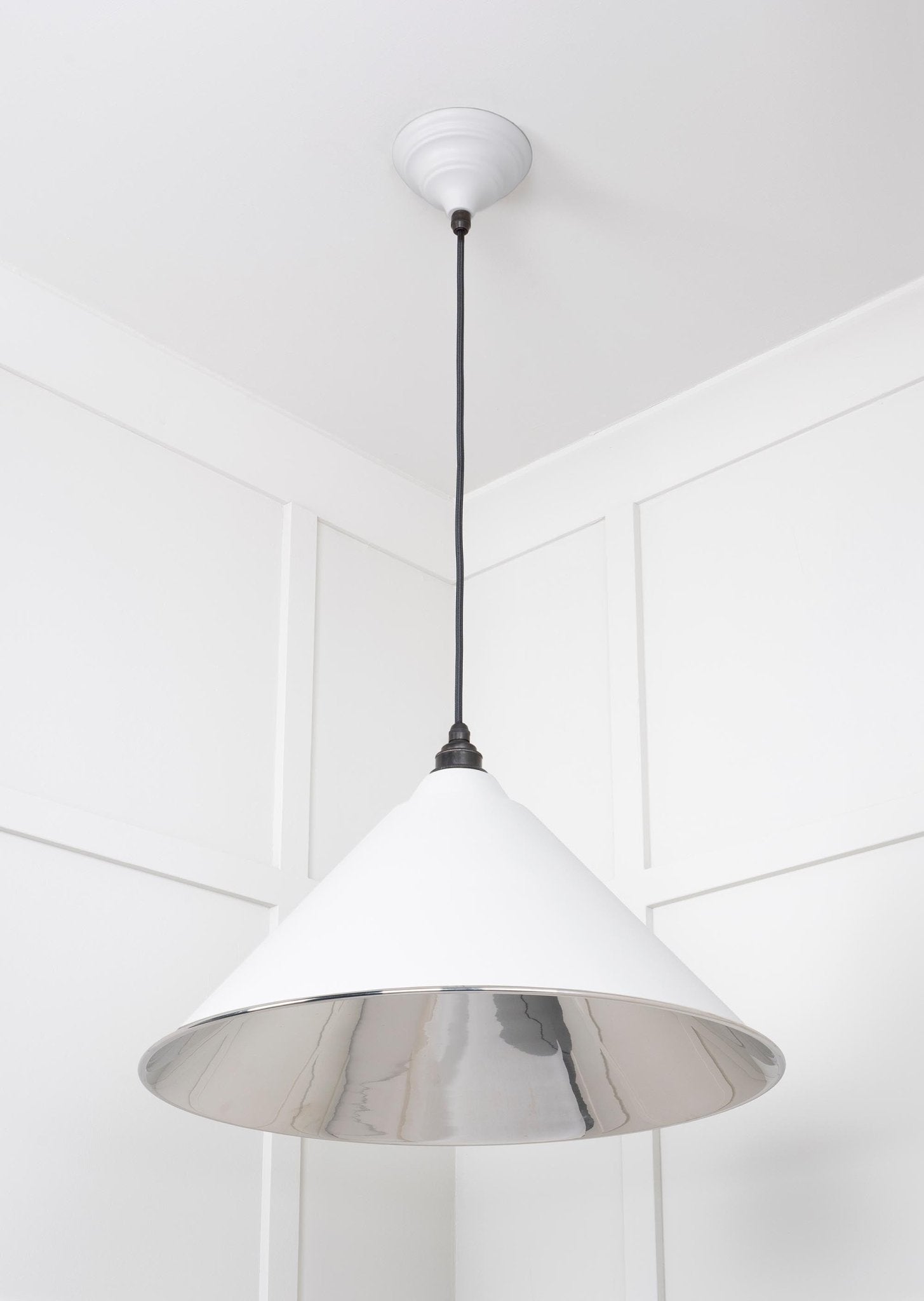 Smooth Nickel Hockley Pendant | Flock - From The Anvil - EB London
