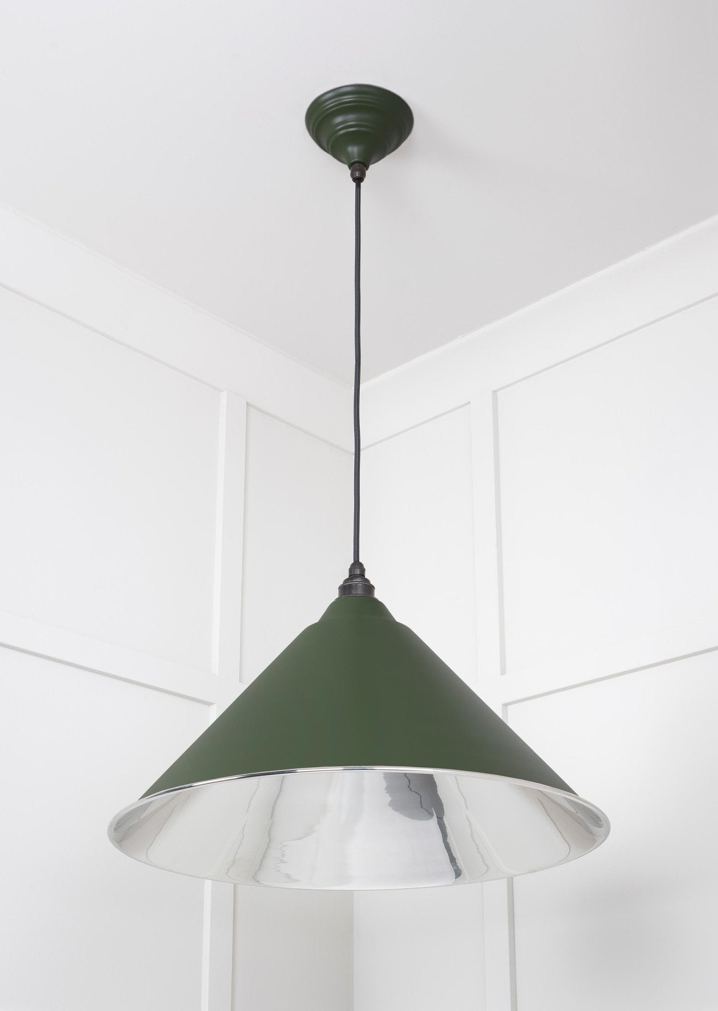 Smooth Nickel Hockley Pendant | Heath - From The Anvil - EB London