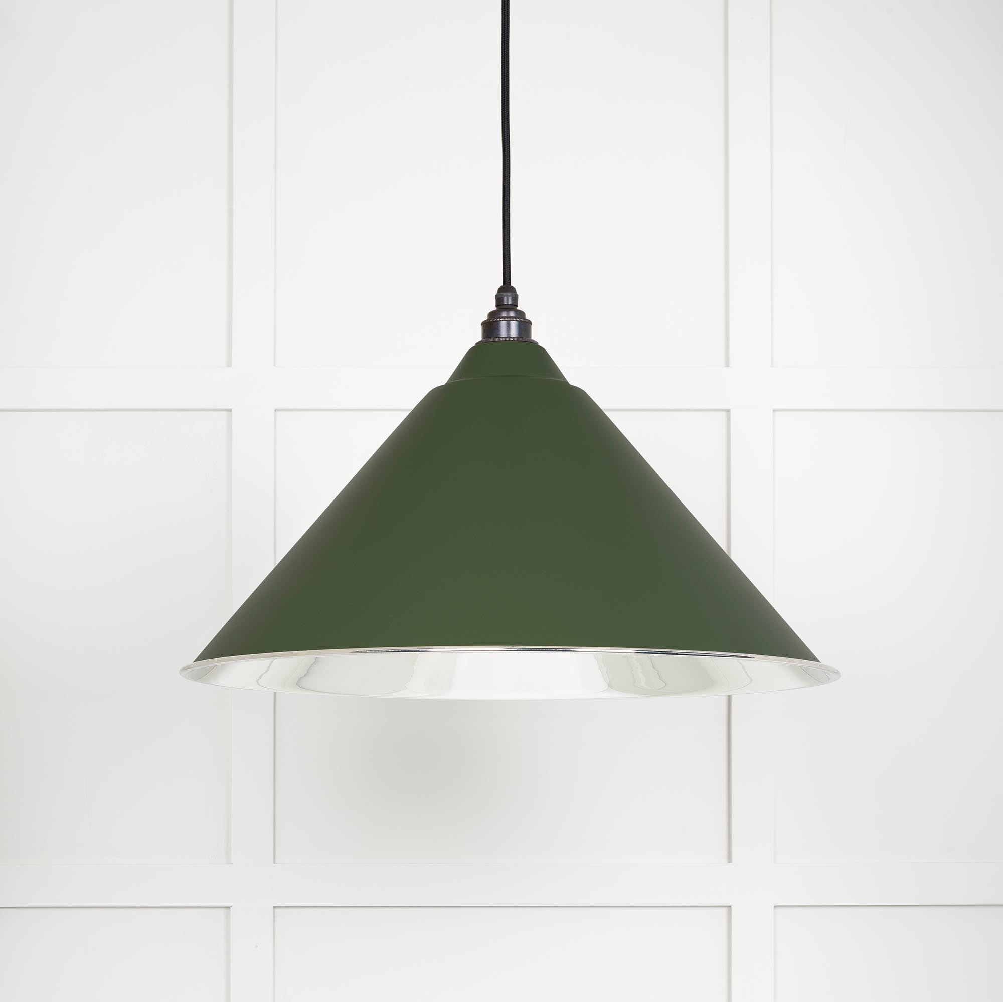 Smooth Nickel Hockley Pendant | Heath - From The Anvil - EB London