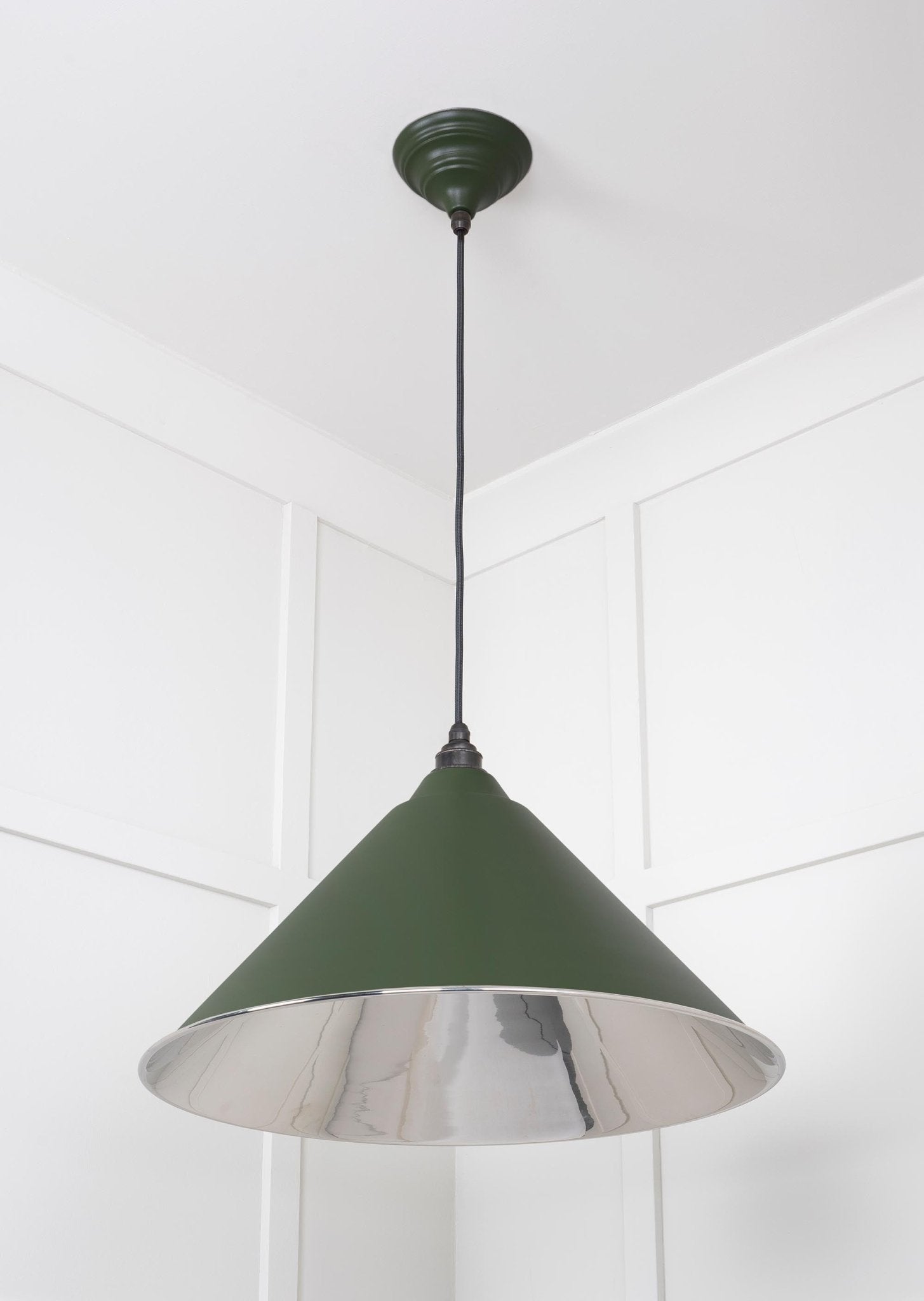 Smooth Nickel Hockley Pendant | Heath - From The Anvil - EB London