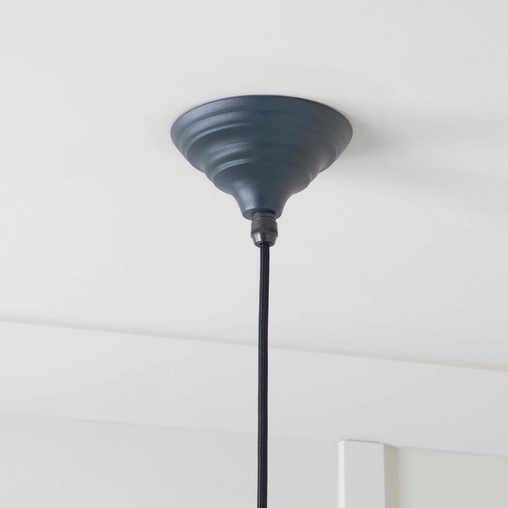 Smooth Nickel Hockley Pendant | Soot - From The anvil - EB London