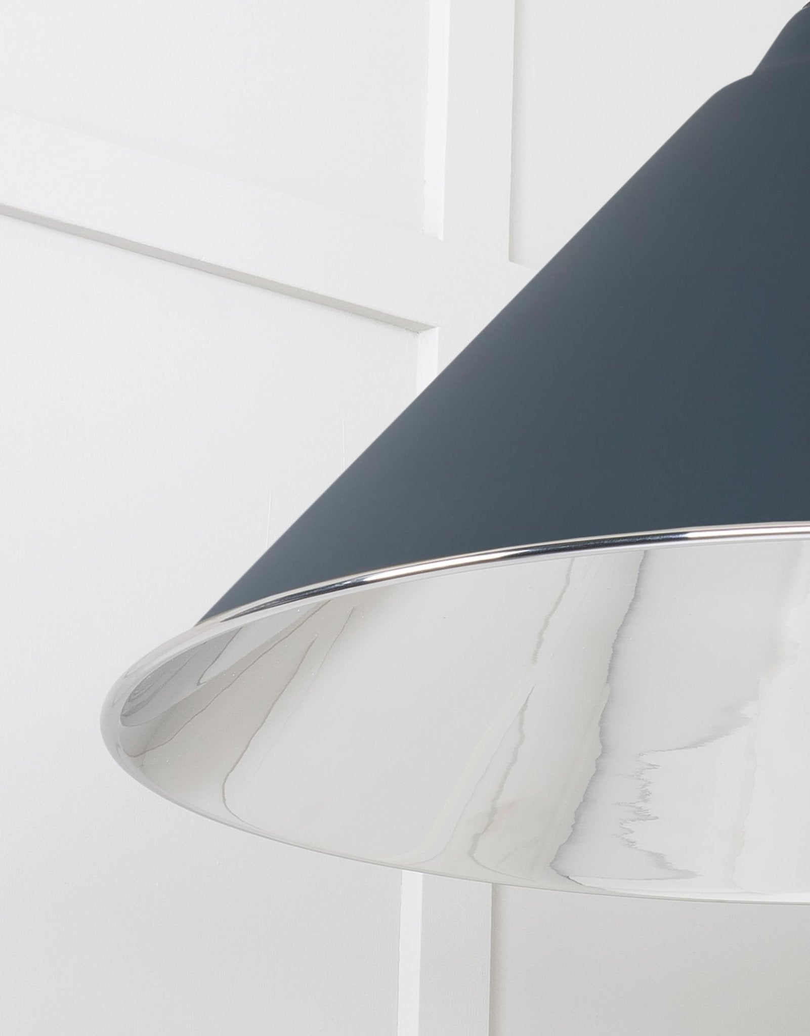 Smooth Nickel Hockley Pendant | Soot _ From The Anvil - EB London