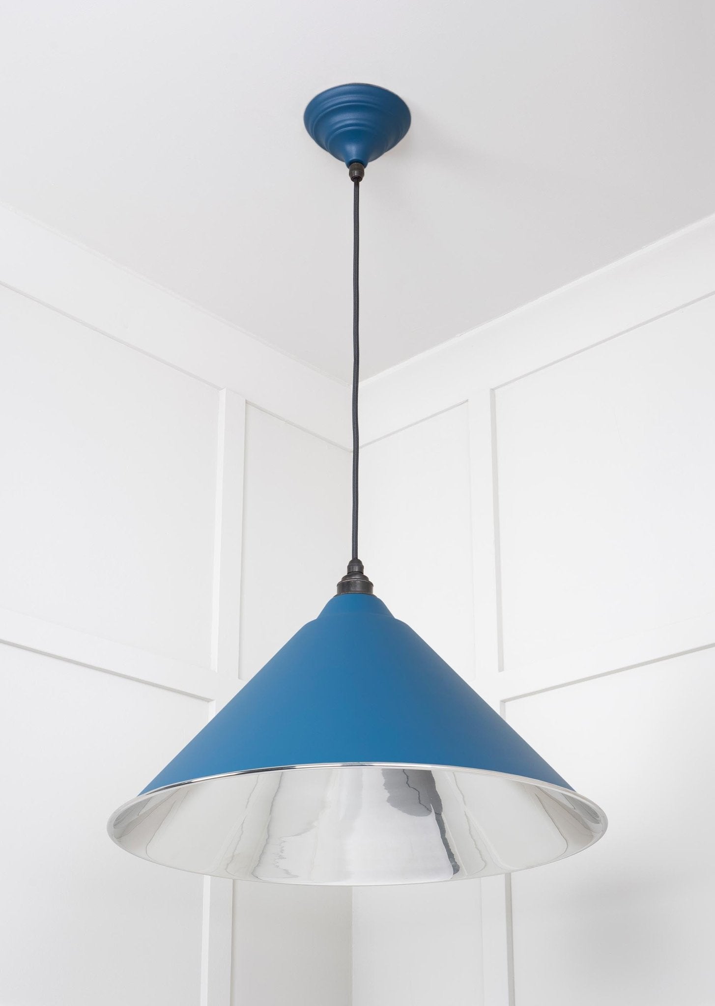Smooth Nickel Hockley Pendant | Upstream - From The Anvil - EB London