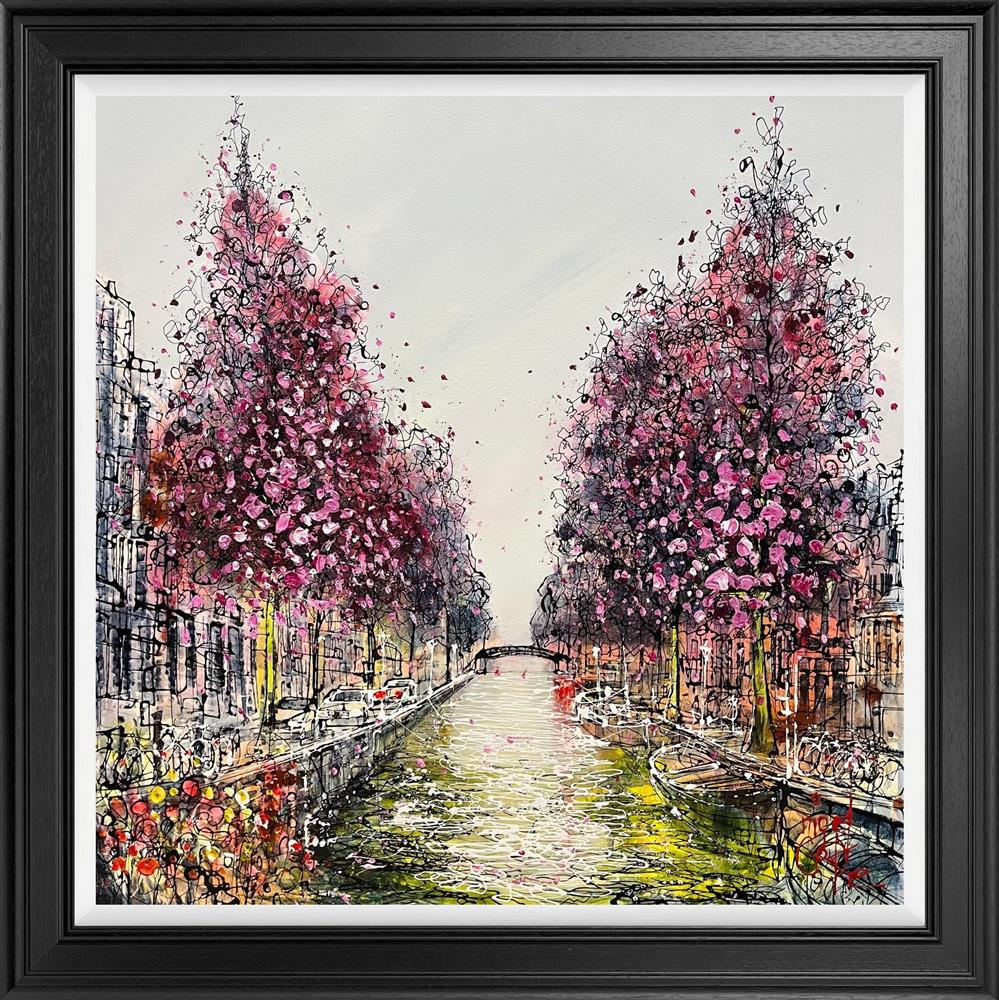 Spring on the Amsterdam Canal by Nigel Cooke - EB London