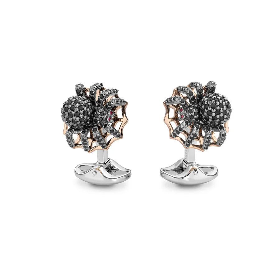 Sterling Silver Black Spinel Spider Dress Set – Deakin & Francis - EB London