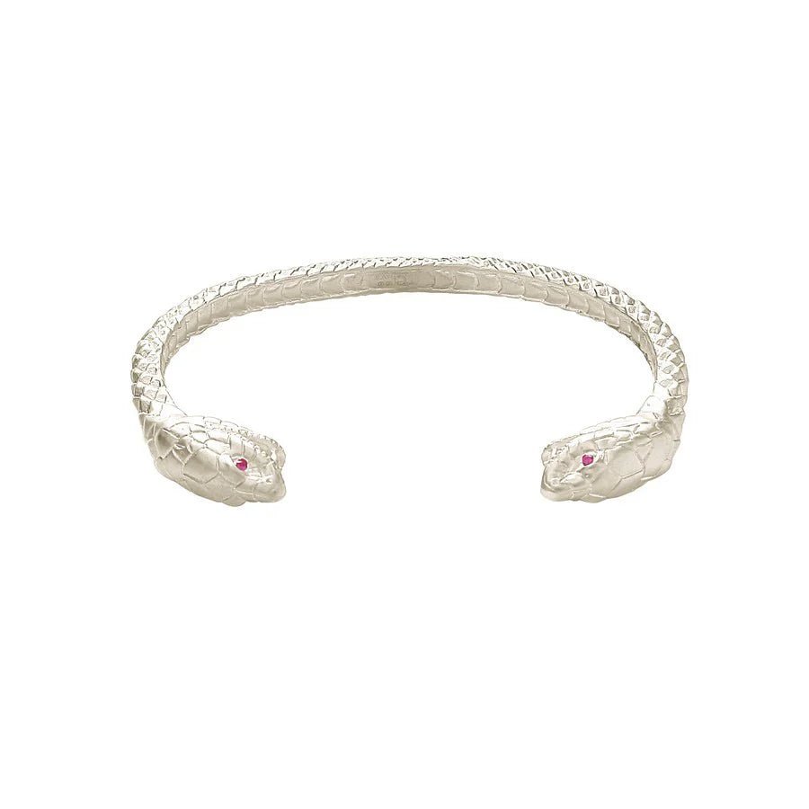 Sterling Silver Cobra Bangle – Deakin & Francis - EB London