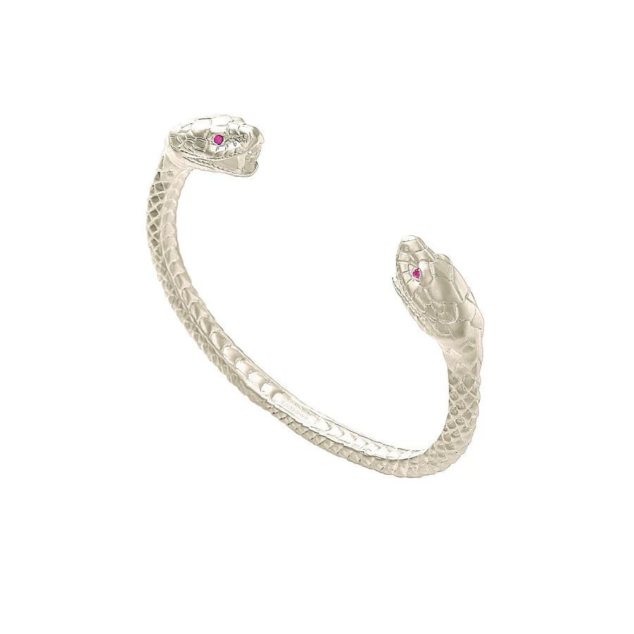 Sterling Silver Cobra Bangle – Deakin & Francis - EB London