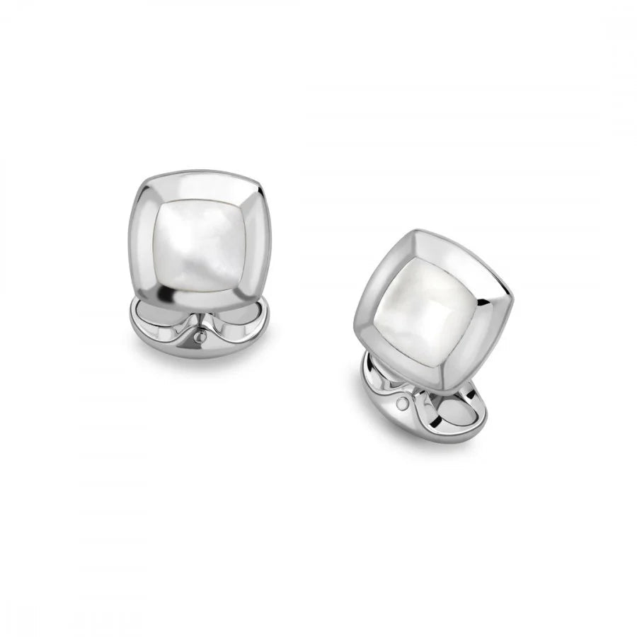 Sterling Silver Cushion Mother - of - Pearl Dress Set – Deakin & Francis - EB London