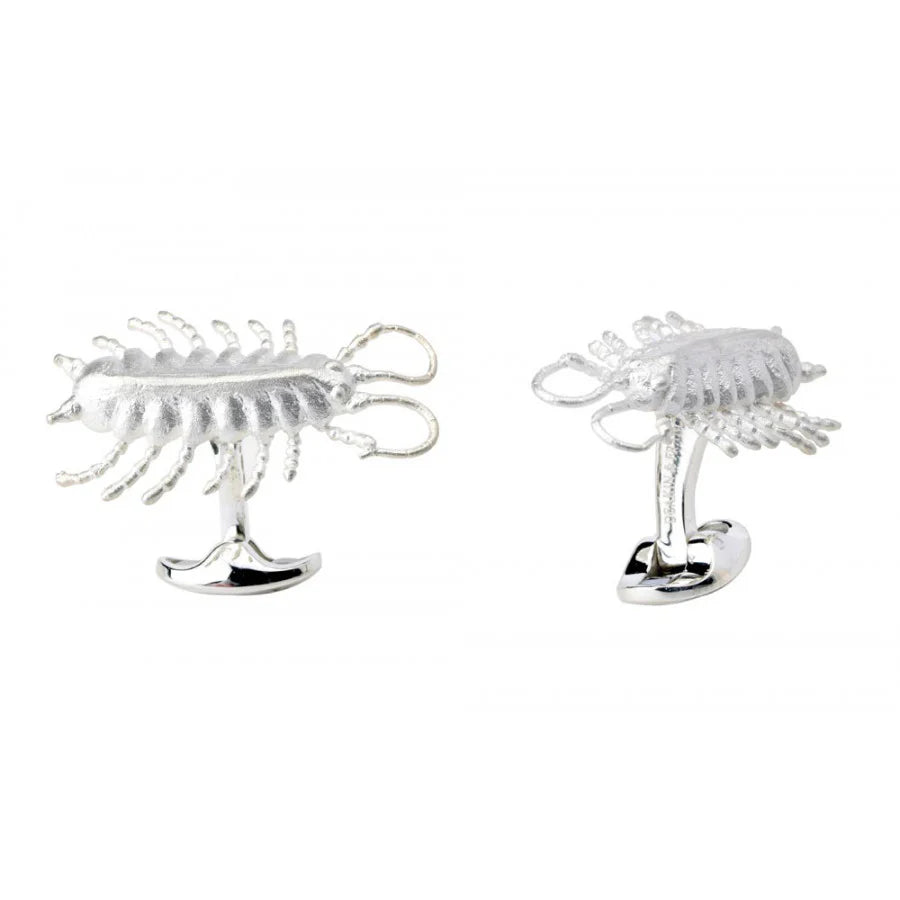 Silver Centipede Cufflinks - Deakin & Francis | EB London