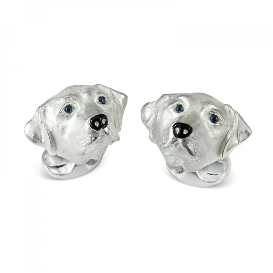 Sterling Silver Labrador Dog Cufflinks – Deakin & Francis - EB London