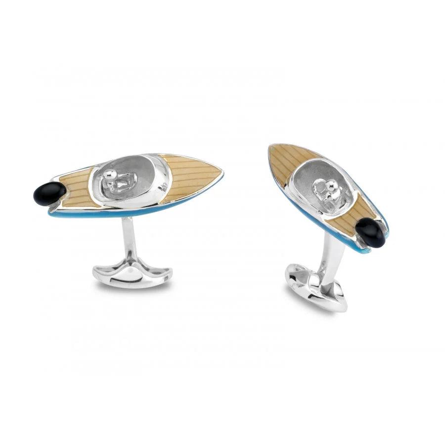 Sterling Silver Luxury Speed Boat Cufflinks – Deakin & Francis - EB London