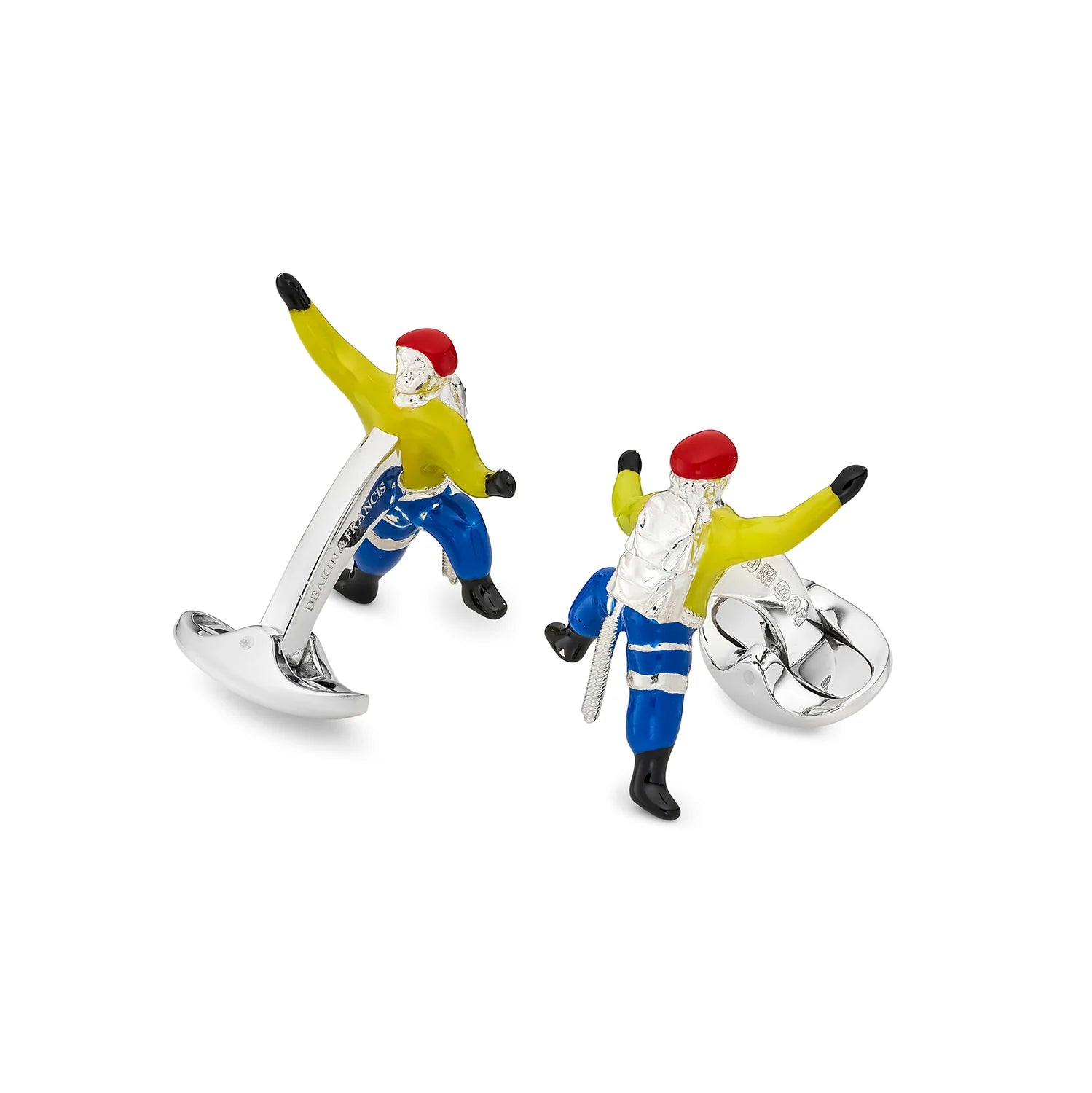 Sterling Silver Mountain Climber Cufflinks – Deakin & Francis