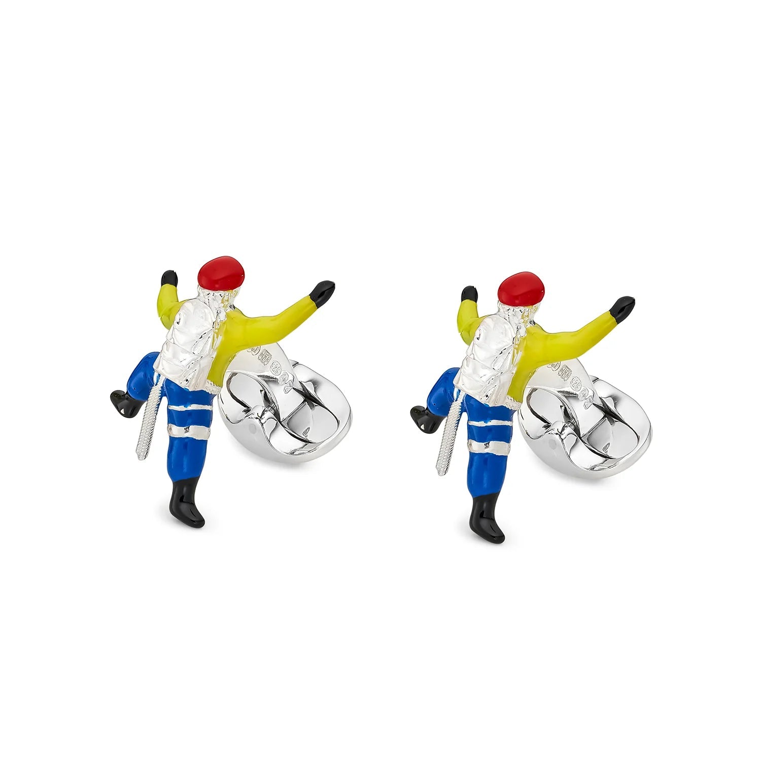 Sterling Silver Mountain Climber Cufflinks – Deakin & Francis - EB London