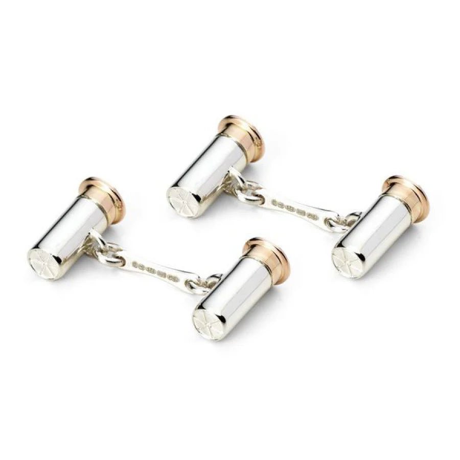 Sterling Silver Shotgun Cartridge Cufflinks – Deakin & Francis - EB London