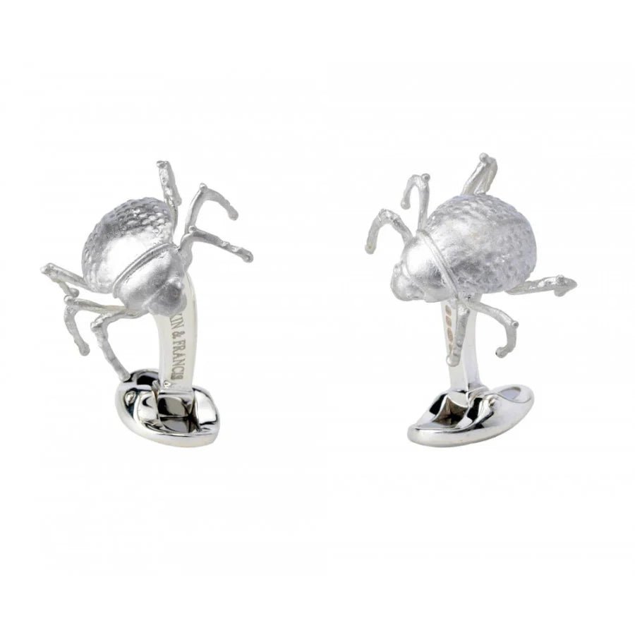 Sterling Silver Tok Tokkie Beetle Cufflinks – Deakin & Francis - EB London