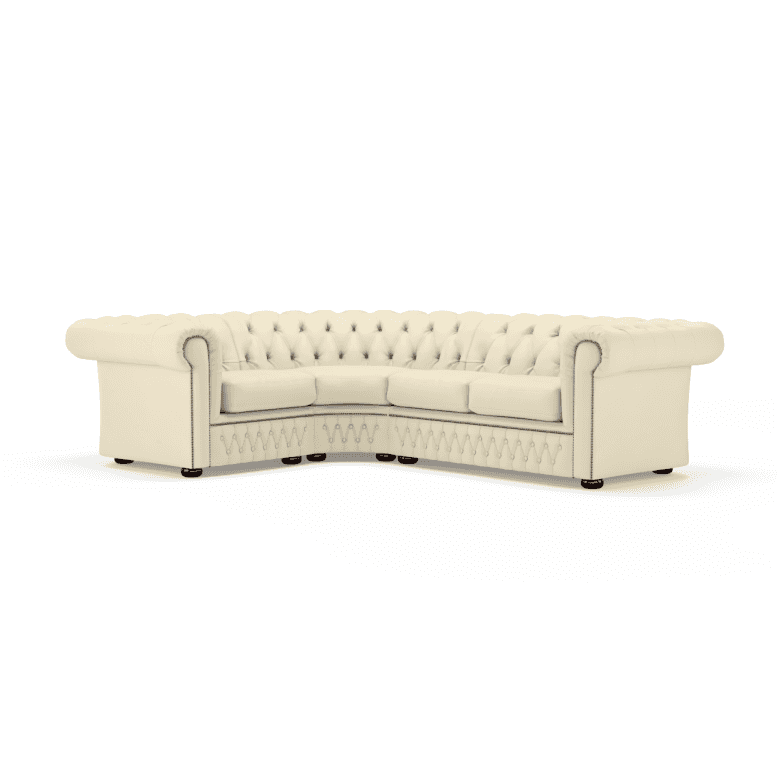 The Saxon Heritage Knightsbridge Sectional Sofa Corner Unit 1x2 | Hand - Burnished British Upholstery - EB London