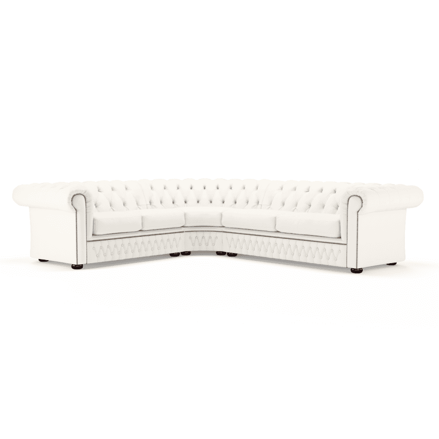 The Saxon Heritage Knightsbridge Sectional Sofa Corner Unit 2x3 | Hand - Burnished British Upholstery - EB London