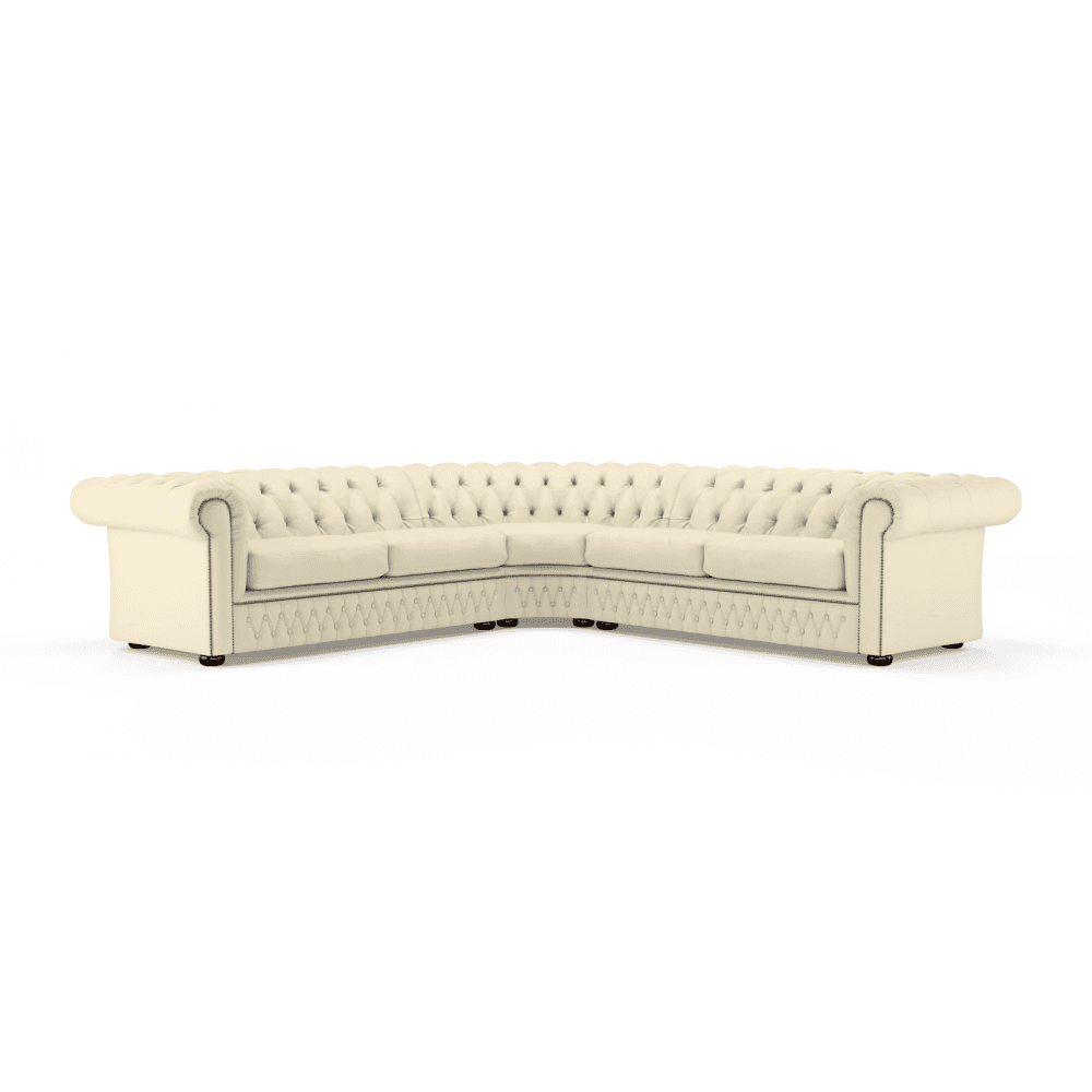 The Saxon Heritage Knightsbridge Sectional Sofa Corner Unit 3x3 | Hand - Burnished British Upholstery - EB London