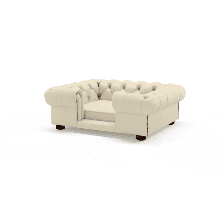 The Saxon Premium Lincoln Medium Dog Bed | Handcrafted British Upholstered Pet Bed - EB London