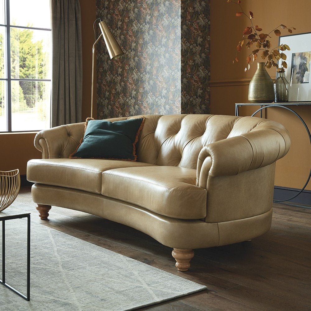 The Saxon Premium Stockwood 2 Seater Sofa | Handcrafted British Upholstery - EB London