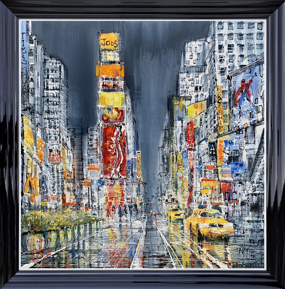 Times Square Rush Hour by Nigel Cooke - EB London