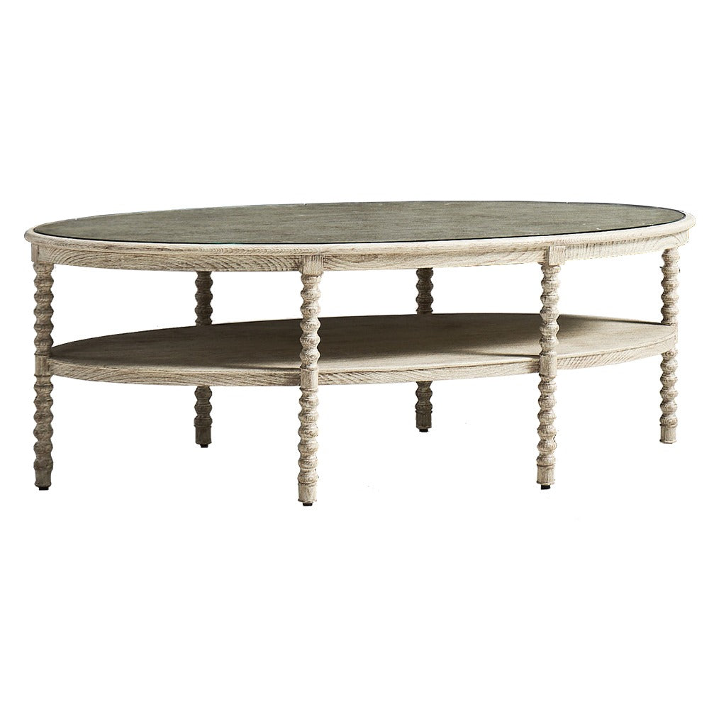 William Yeoward Tormarton Coffee Table Washed Acacia luxury furniture - EB London product image 1