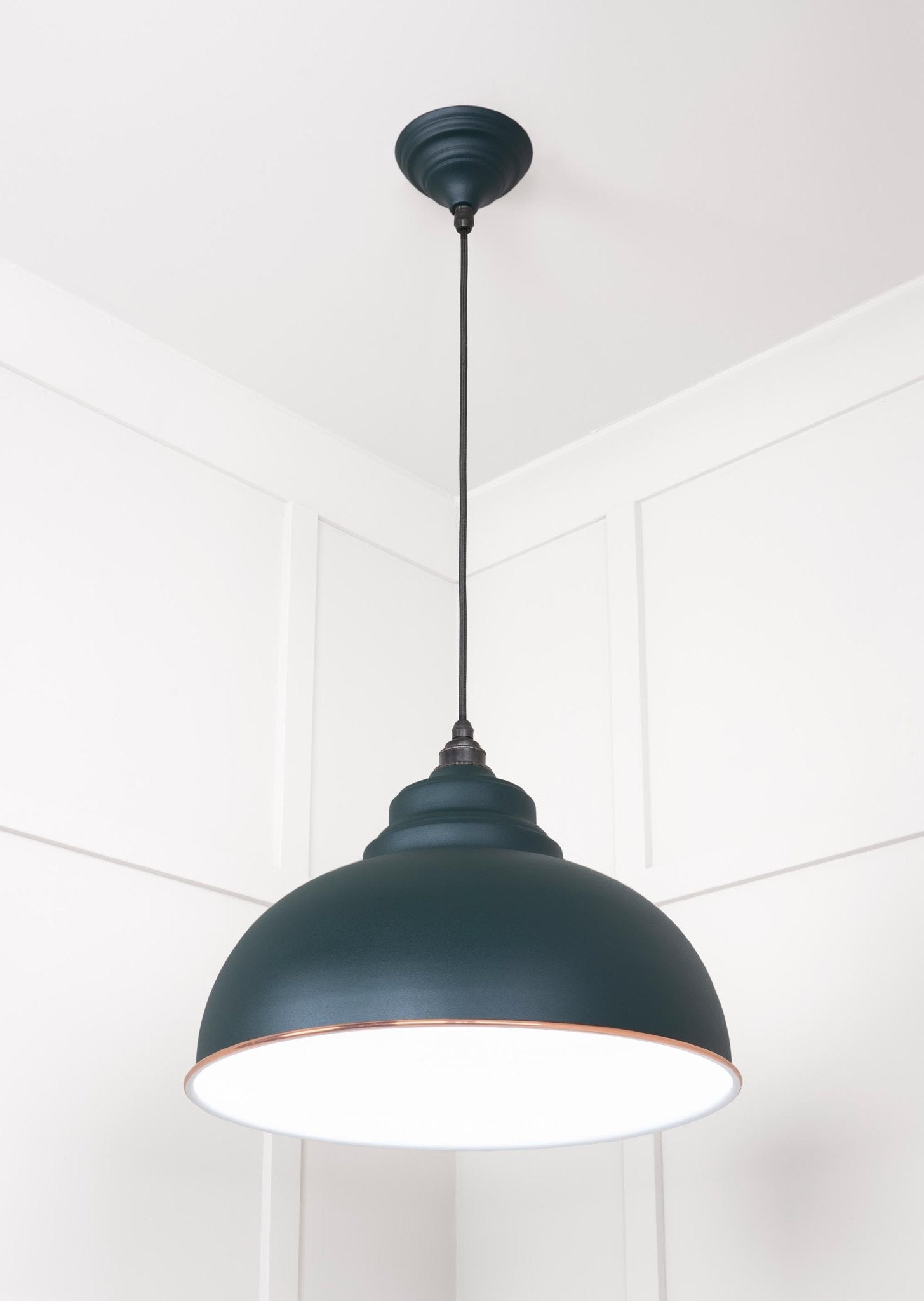 White Gloss Harborne Pendant | Dingle - From The Anvil - EB London