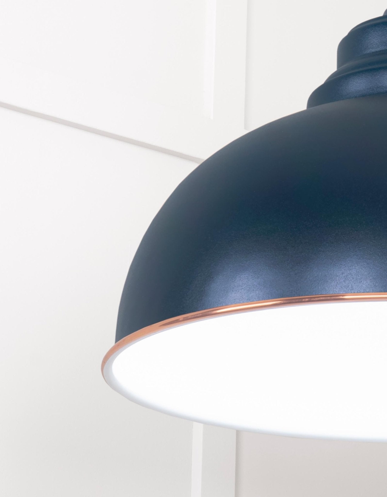 White Gloss Harborne Pendant | Dusk - From The Anvil - EB London