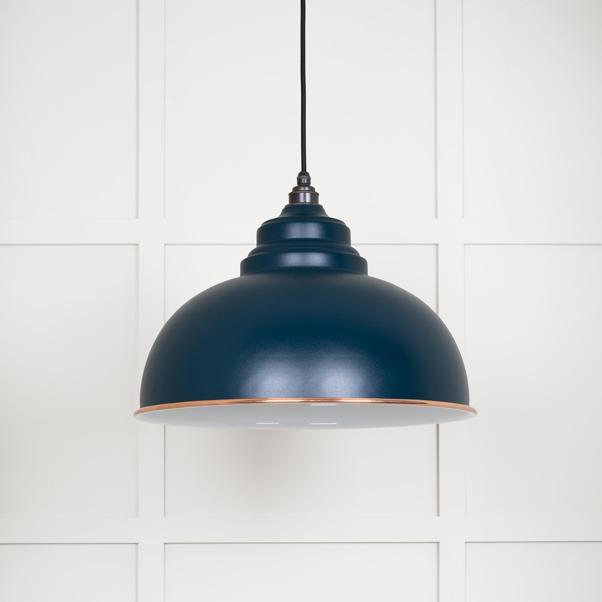 White Gloss Harborne Pendant | Dusk - From The Anvil - EB London