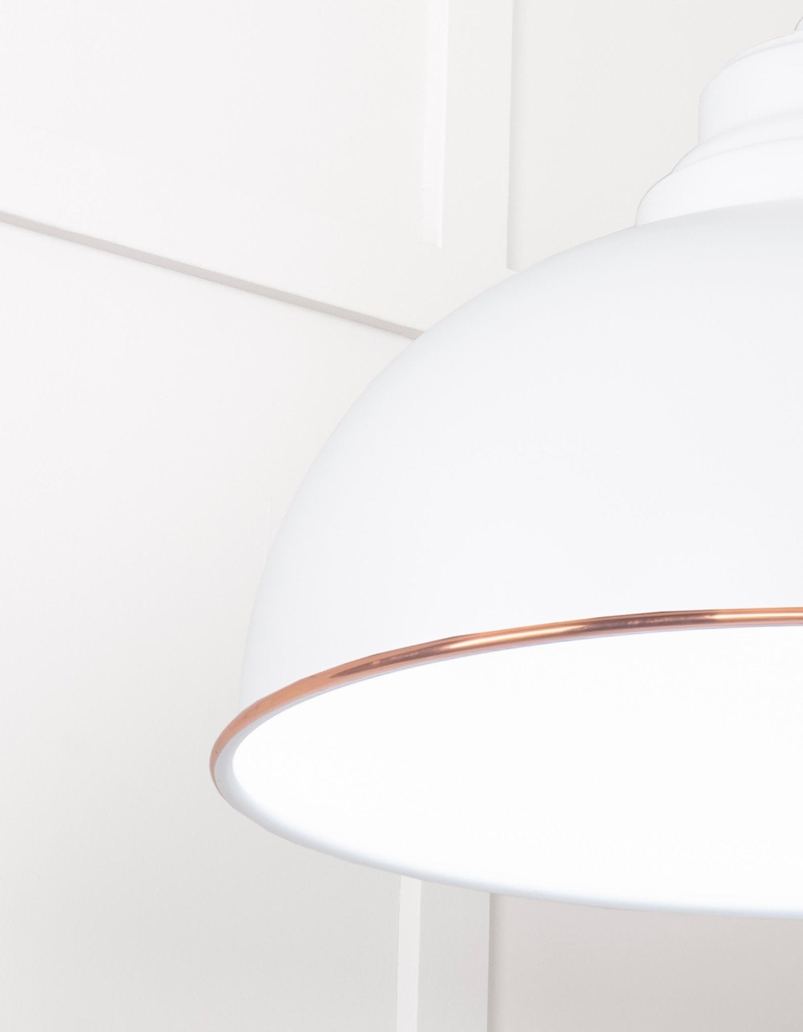 White Gloss Harborne Pendant | Flock - From The Anvil - EB London
